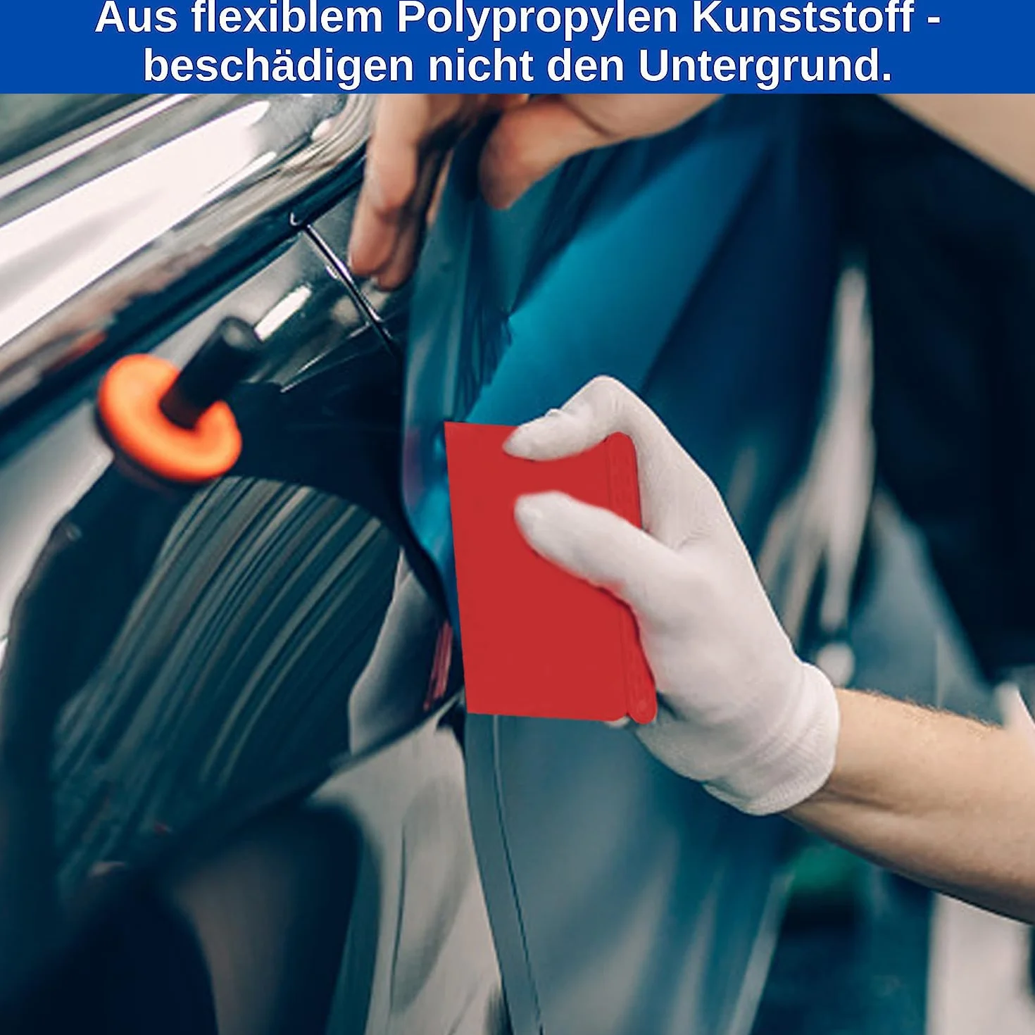 Zestaw szpachelek z tworzywa sztucznego 4 sztuki, japońska szpachla elastyczna odporna na zużycie do karoserii