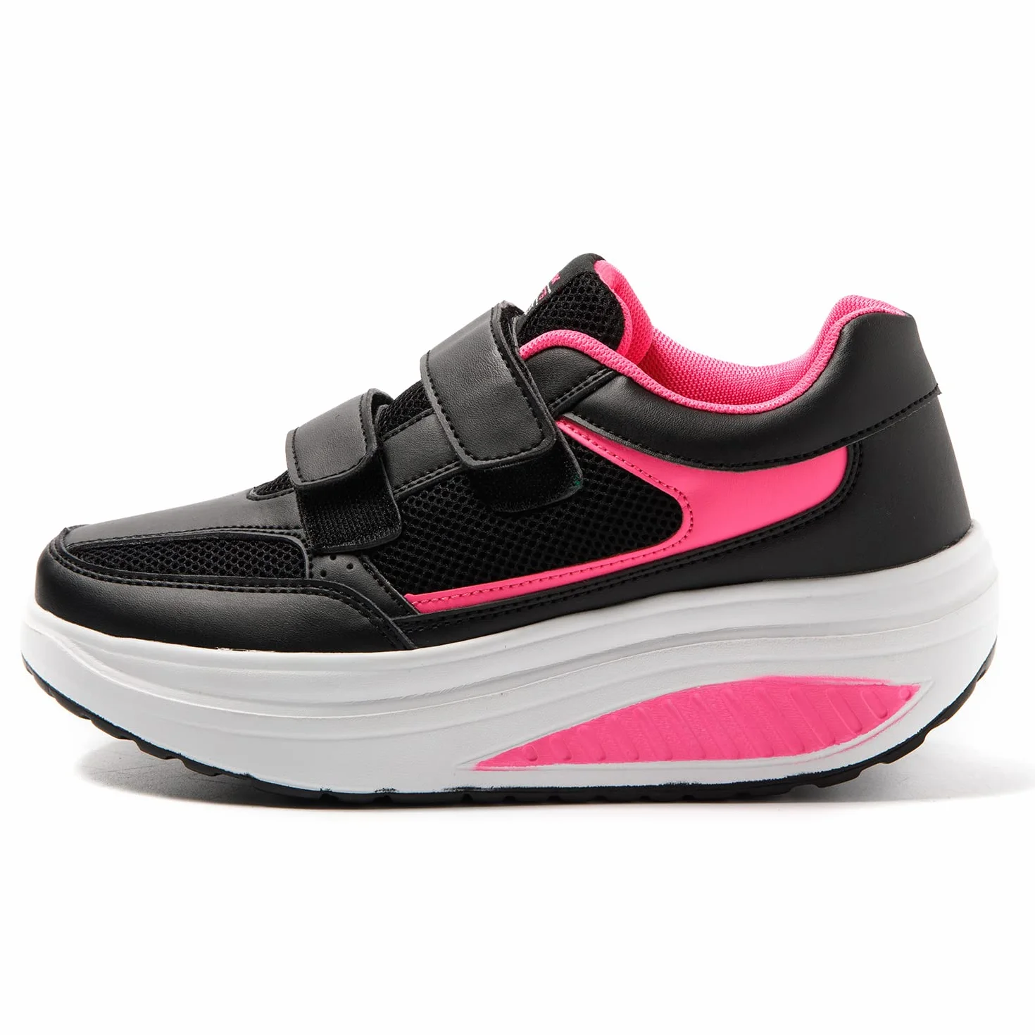 JOMIX Sneakersy na platformie, buty sportowe, buty do biegania, wygodna podeszwa, antypoślizgowe, buty do fitnessu, na siłownię, do aktywności na świeżym powietrzu, 37 EU