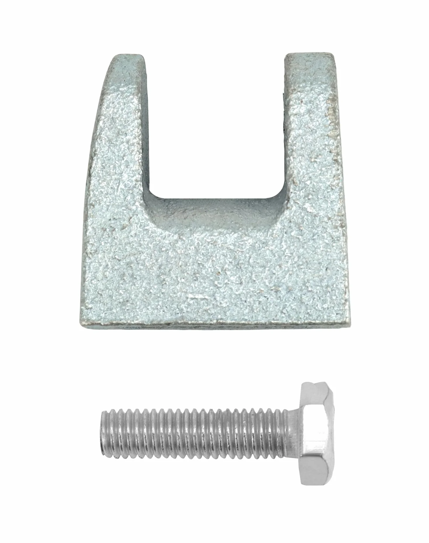 QWORK® 12 sztuk zacisk belki, zacisk na rąbek stojący, stal ocynkowana, M8 (8mm), do budowy mostów, budownictwa
