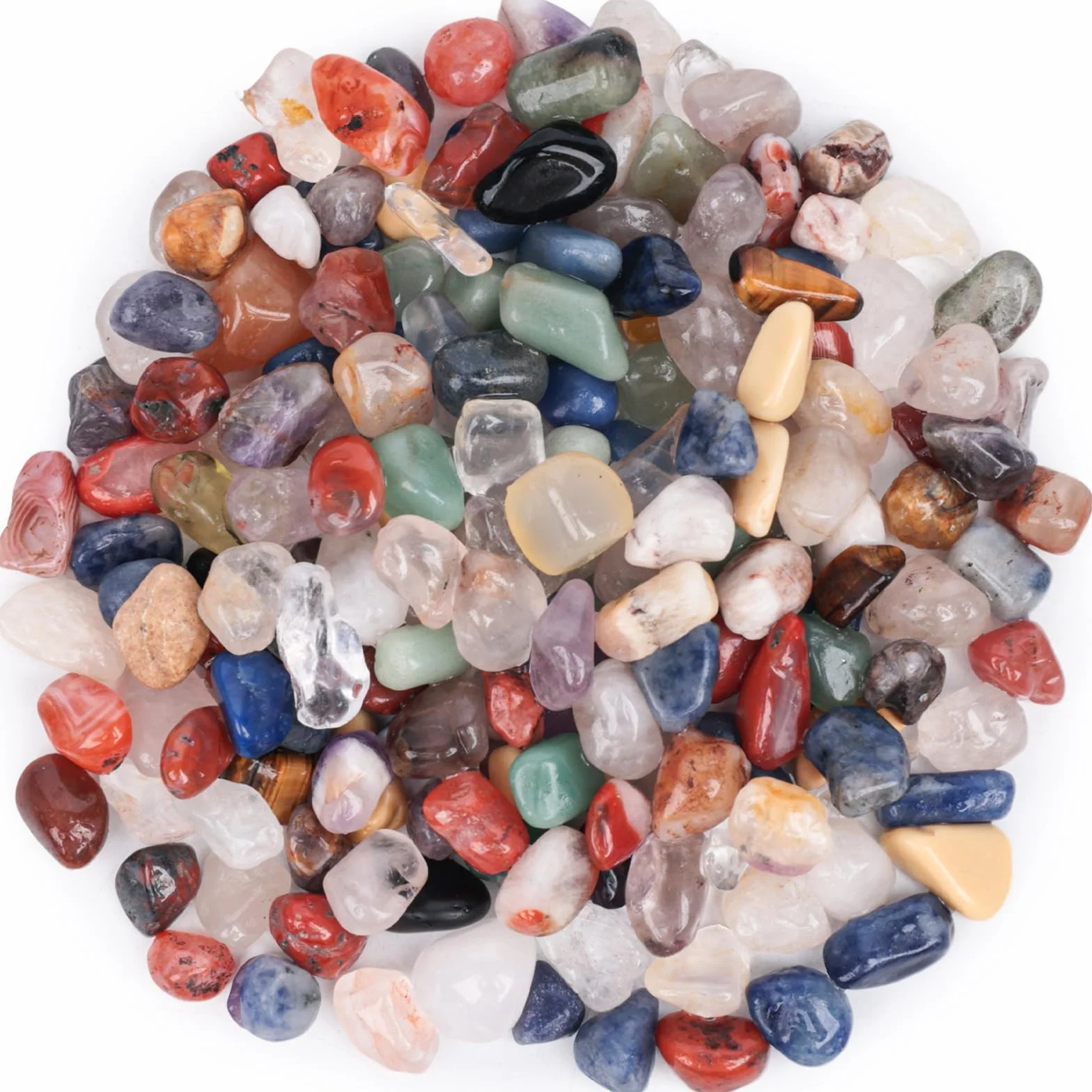 HAKACC 225 g, naturalne kamienie dekoracyjne, 1-2 cm, kamienie dekoracyjne, doniczka na kwiaty, żwir, żwir, do akwarium, doniczki, krajobrazu, wazonu, wypełniacza, dekoracja ogrodu