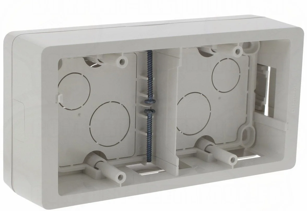 Legrand 080242 Ramka Céliane 2 słupki poziome lub pionowe, biała