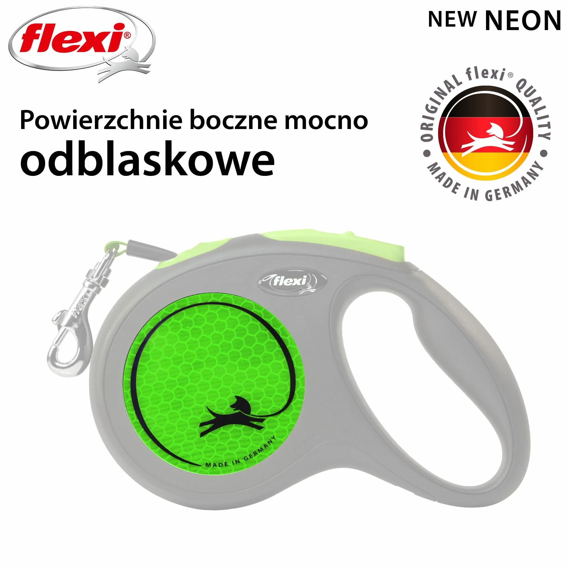 FLEXI New NEON neonowy zielony pasek 5 m