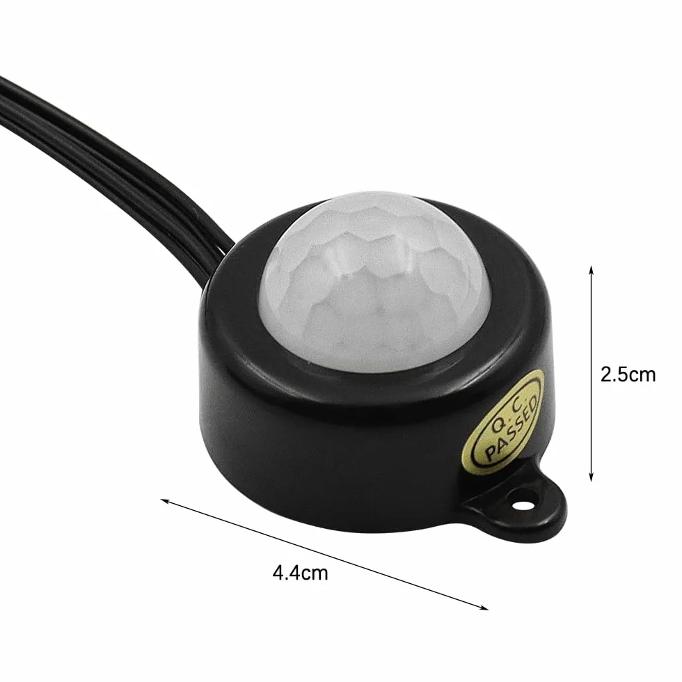 DollaTek DIY o?wietlenie LED USB czujnik ruchu prze??cznik ?wiat?a prze??cznik czujnika ?wiat?a regulowany czas opó?nienia 15-130S