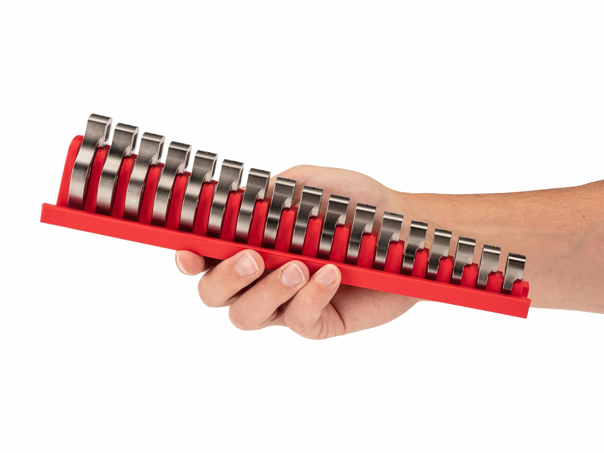 TEKTON 3/8 Inch Drive Crowfoot Wrench Set 17-Piece 8-24 mm
