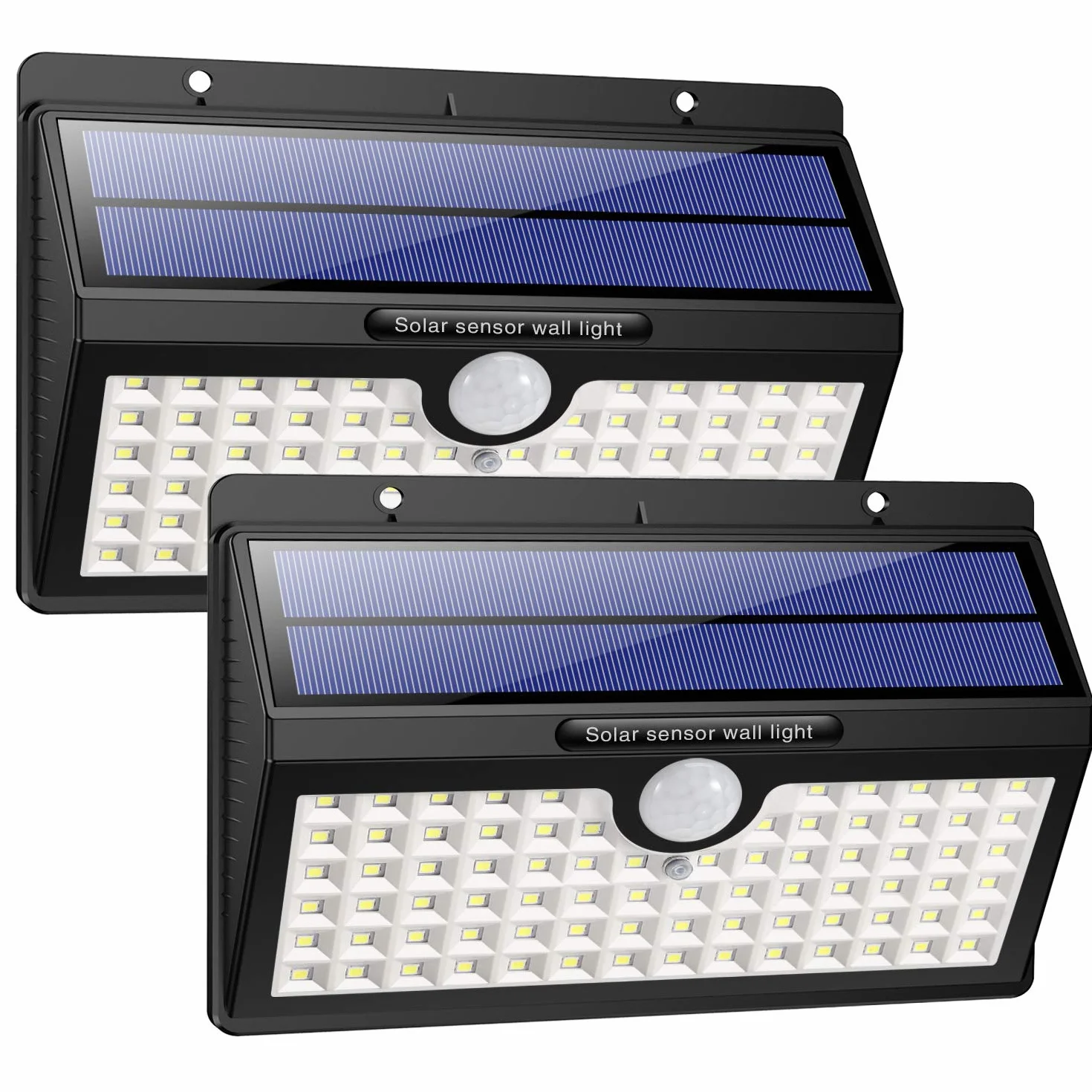 Lampy Solarne Na Zewnątrz, 78 LED, Czujnik Ruchu, Zasilane Energią Słoneczną, Wodoodporne, Bezprzewodowe Lampy Ścienne, 2 Szt.