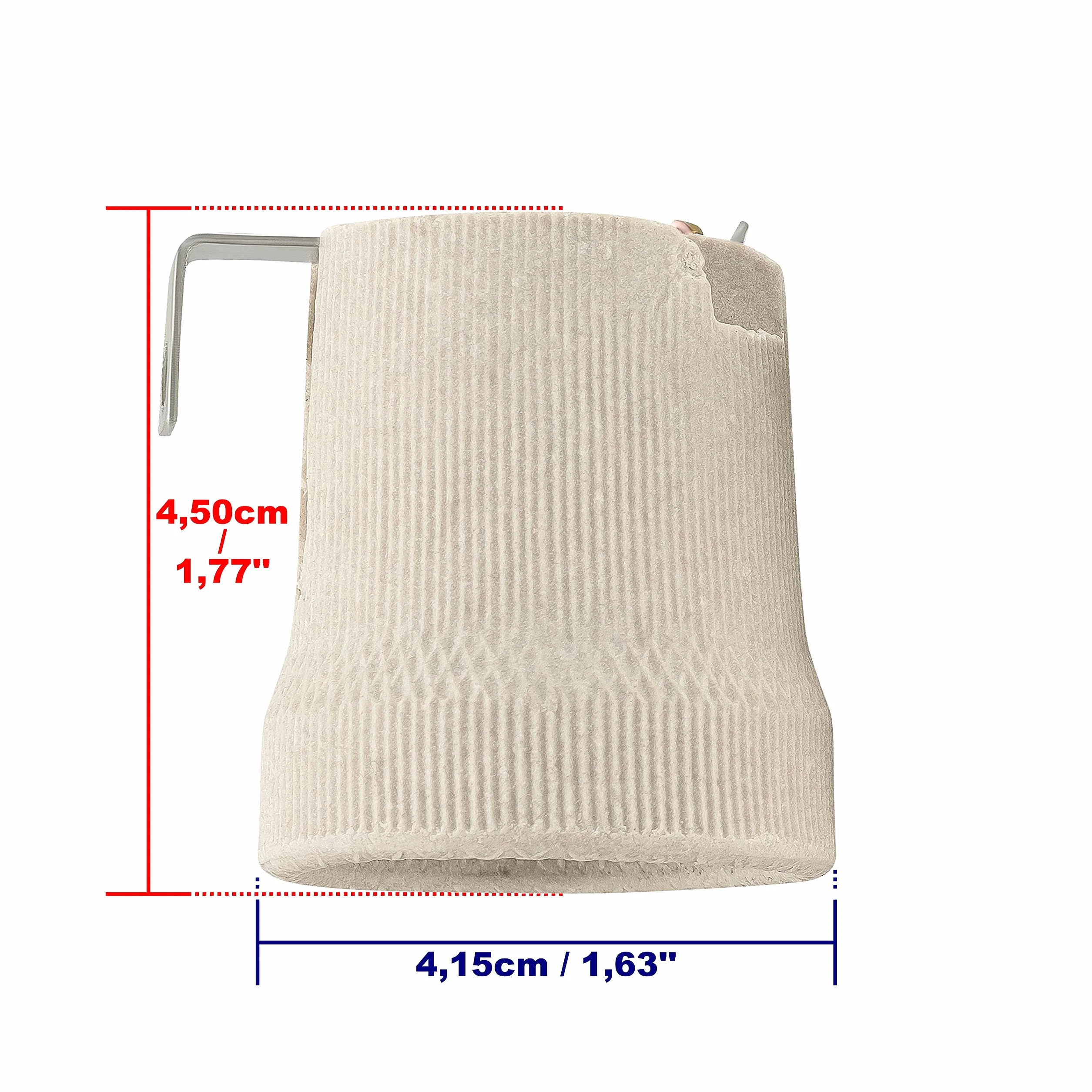 ISOLATECH 1szt E27 szara oprawka ceramiczna z uchwytem montażowym/wewnętrznym(max.250V/4A)żarówka do montażu na suficie w domu łazienka kuchnia uchwyt na lodówkę gniazdko instalacja odporna na ciepło