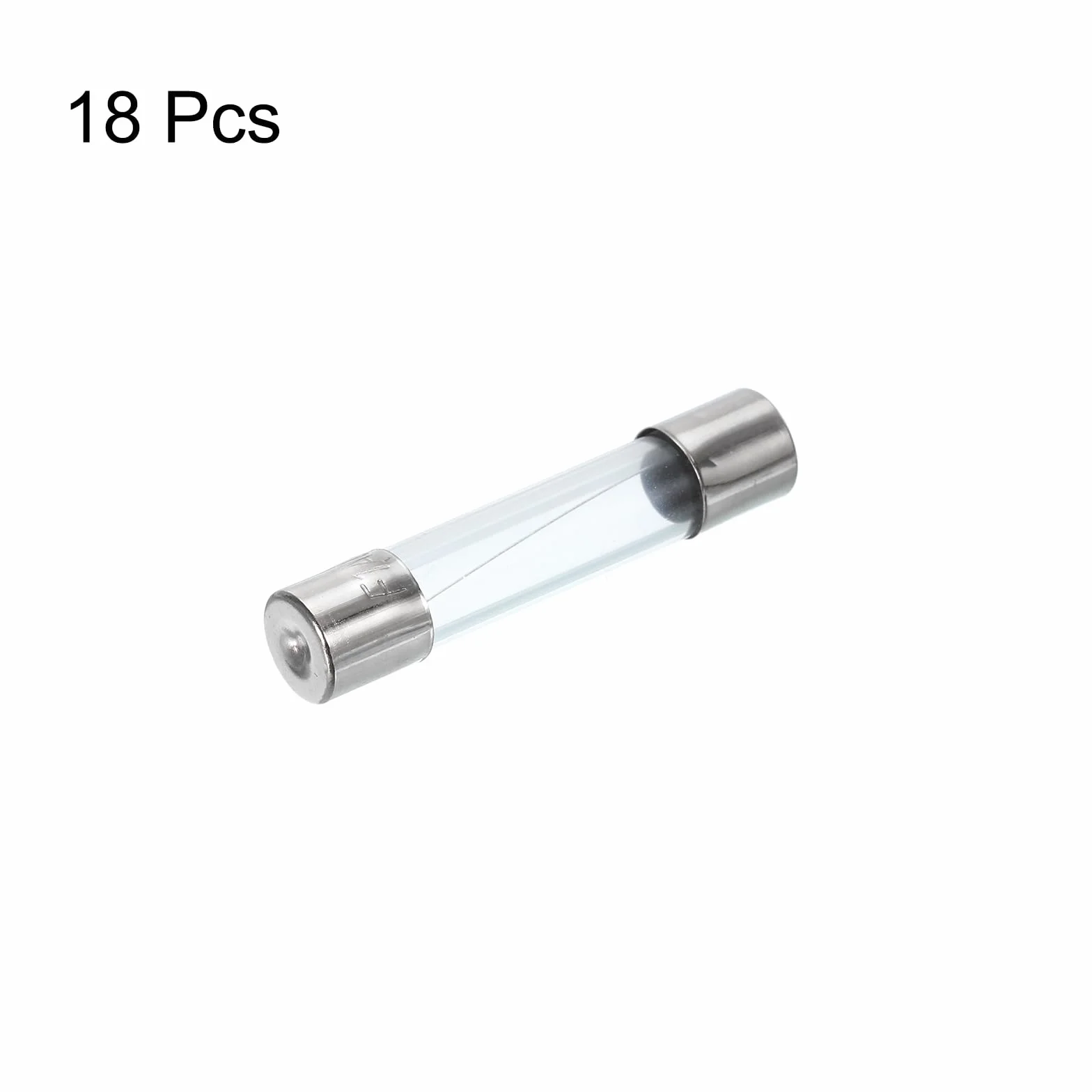 QUARKZMAN 18 sztuk bezpieczników rurowych szklanych, 6 x 30 mm 1 A 250 V do wymiany lub naprawy różnych urządzeń gospodarstwa domowego (F1A)