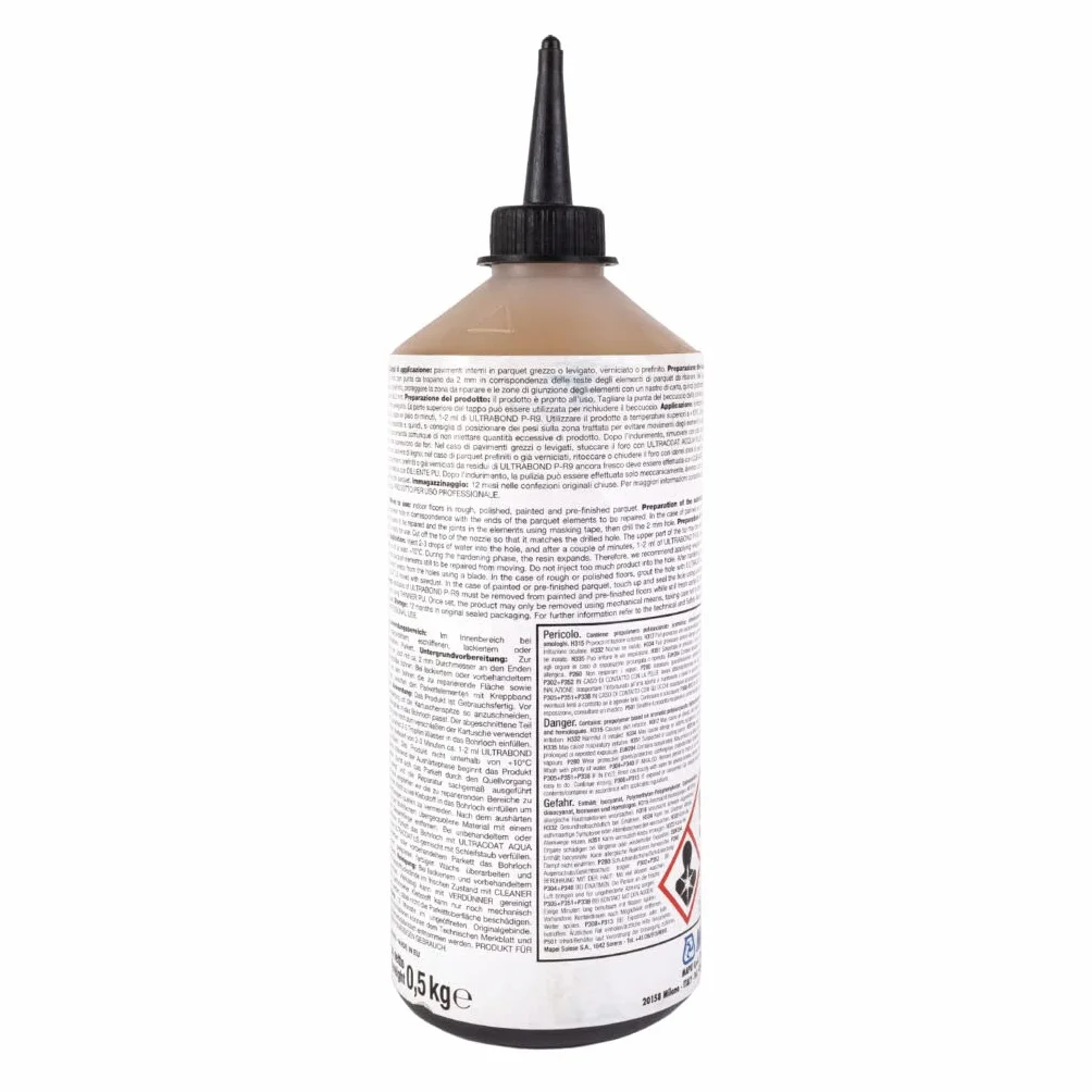 Jednoskładnikowy klej poliuretanowy do naprawy i przyklejania parkietów MAPEI ULTRABOND P-R9 0,5kg