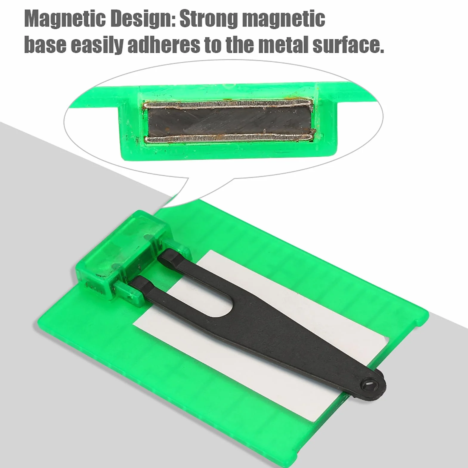 Doppelte magnetische Zielplatte mit Bein für -Pegelmesser Cross Line(Green)