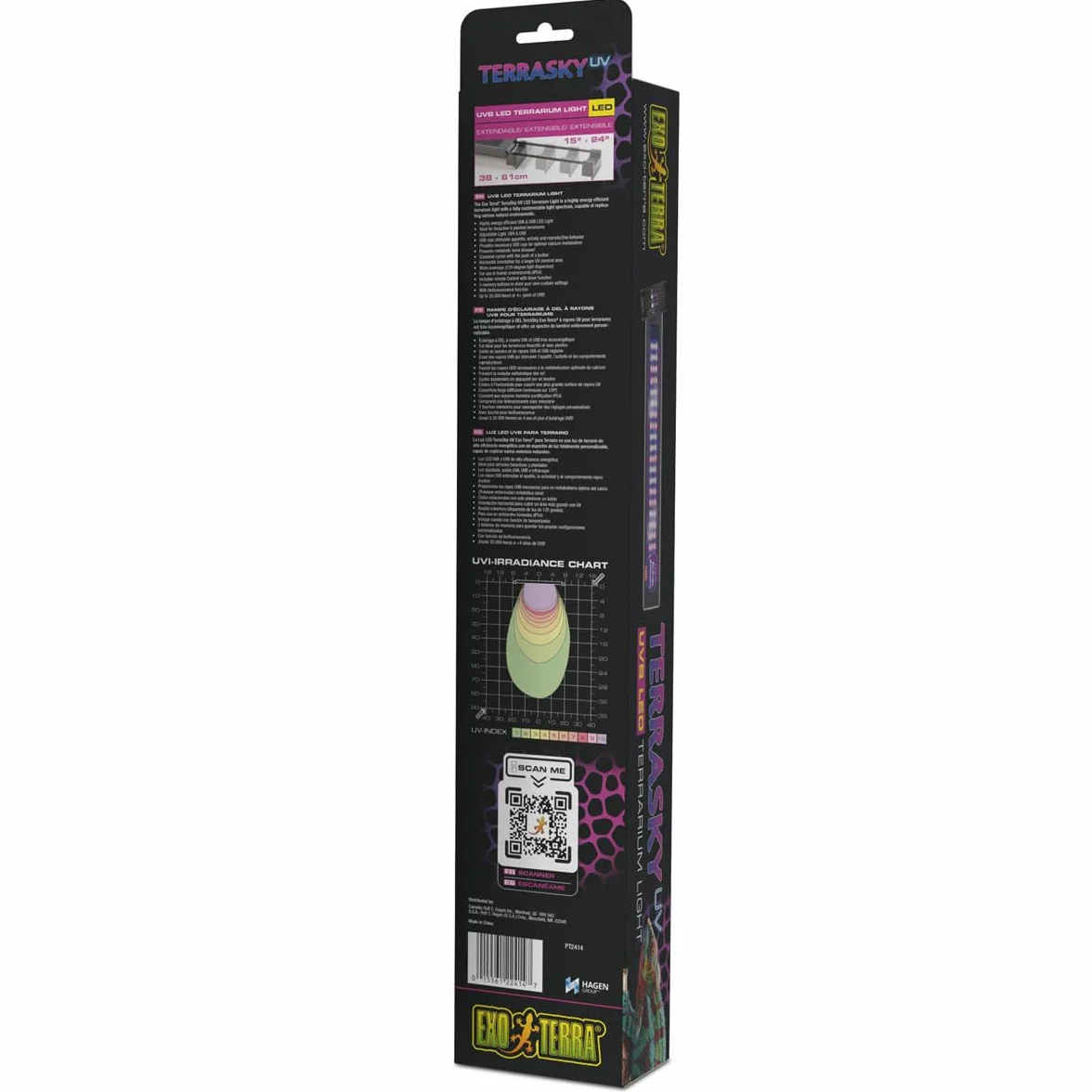 Exo Terra TerraSky oświetlenie terrariów UV LED, 10 W