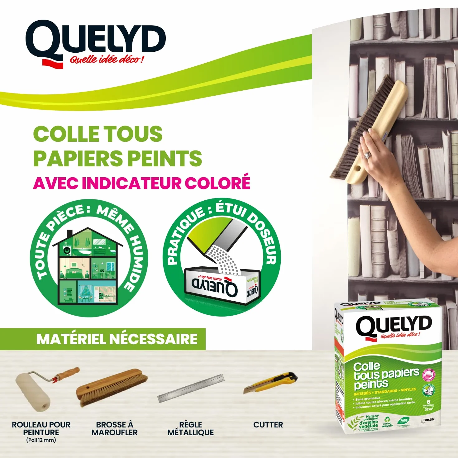Quelyd All Papiers Peints 300 G klej, biały