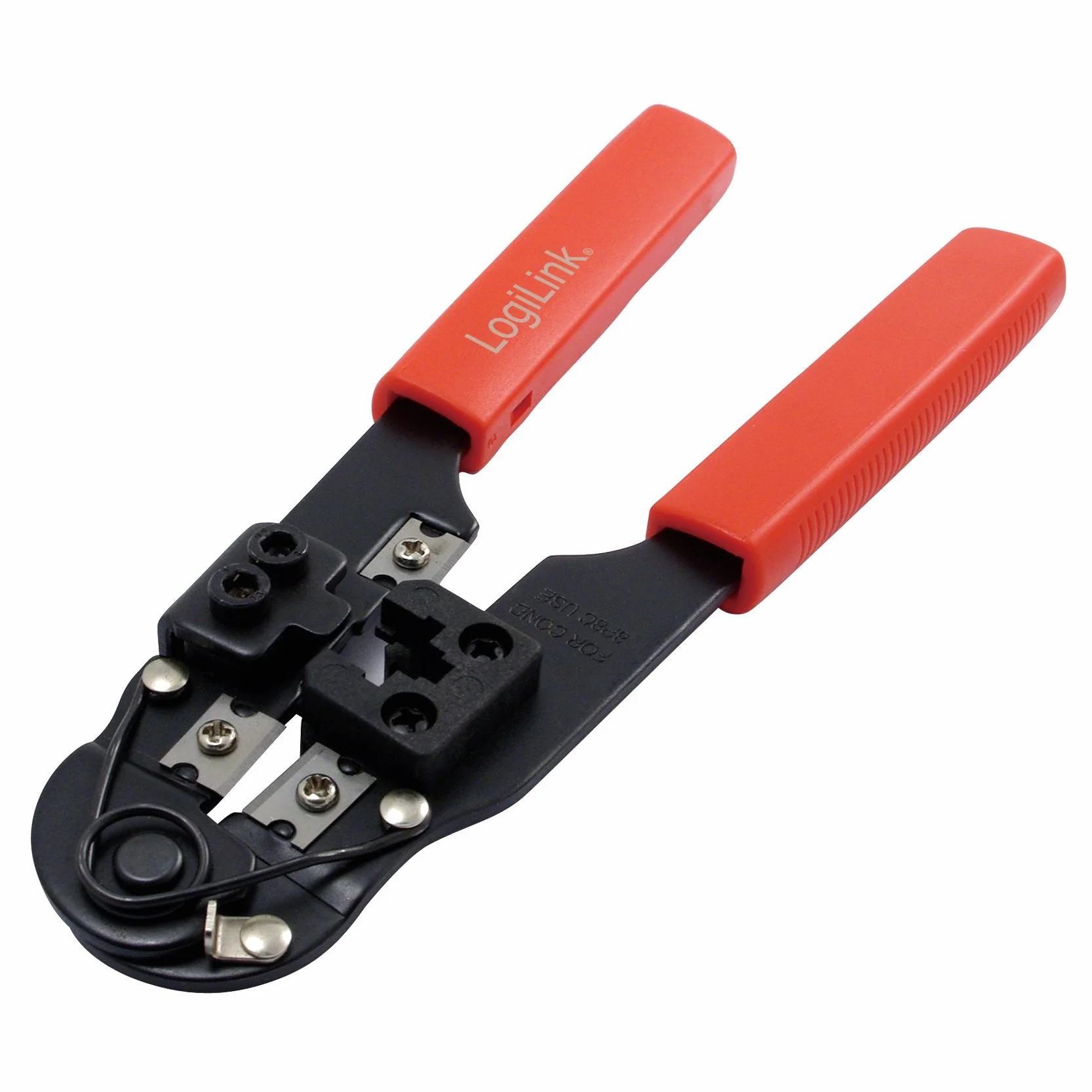 LogiLink Professional szczypce zaciskowe RJ45 z przecinakiem i ściągaczem izolacji