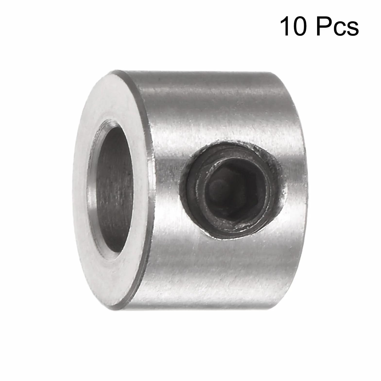 Kołnierze śrubowe 5 mm otwór ze stali nierdzewnej 10 mm OD 7 mm szerokość zestaw 10 sztuk