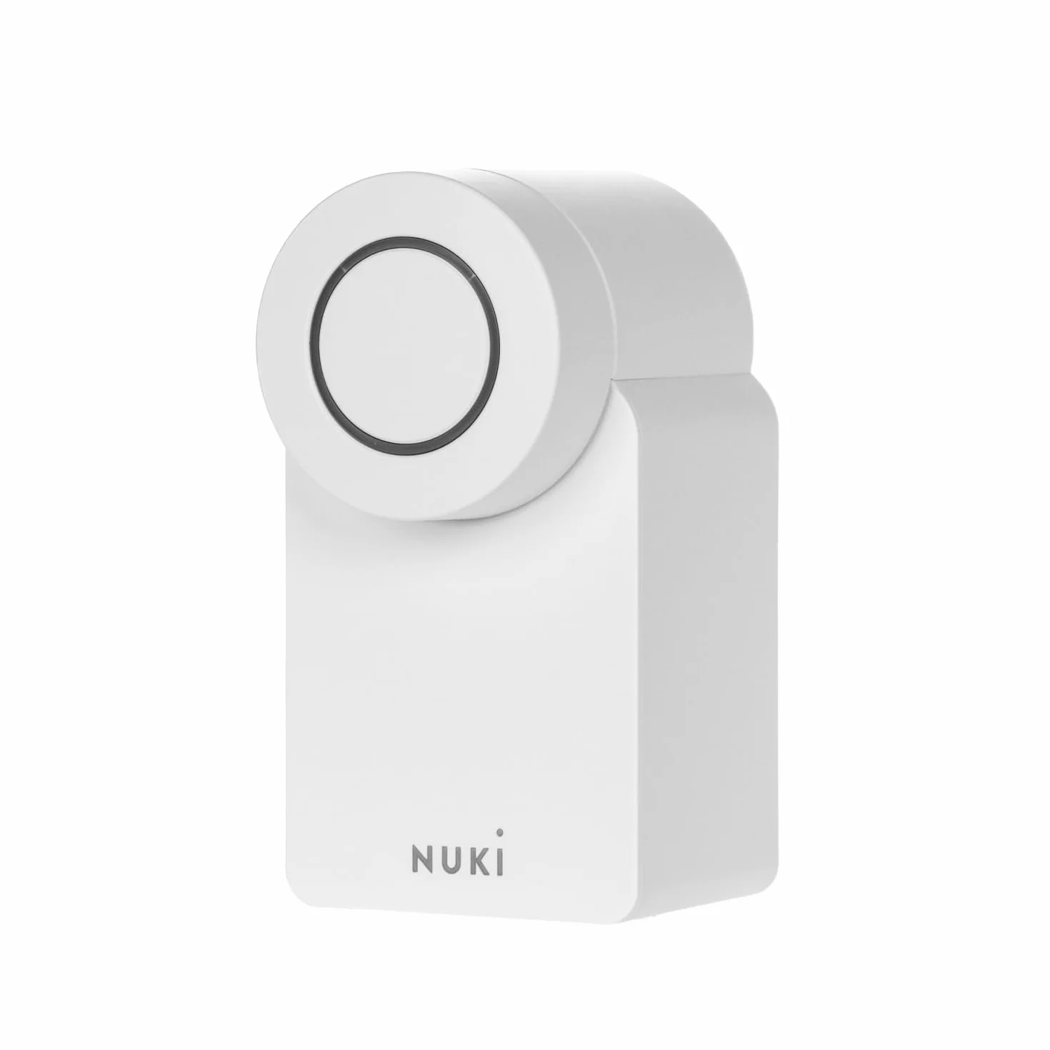 Nuki Smart Lock 3.0, Inteligentny Zamek Do Drzwi Do Bezkluczykowego Dostępu Bez Przebudowy, Doposażony W Elektroniczny Zamek Do Drzwi, Certyfikat Av-Test, Biały, 220640