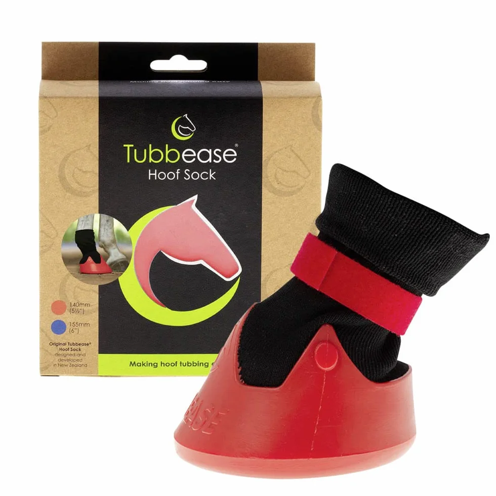 Kerbl Tubbease, buty do zabiegów, kopyta końskie, urazy kopyt, zgnilizna promieni, czerwony, M