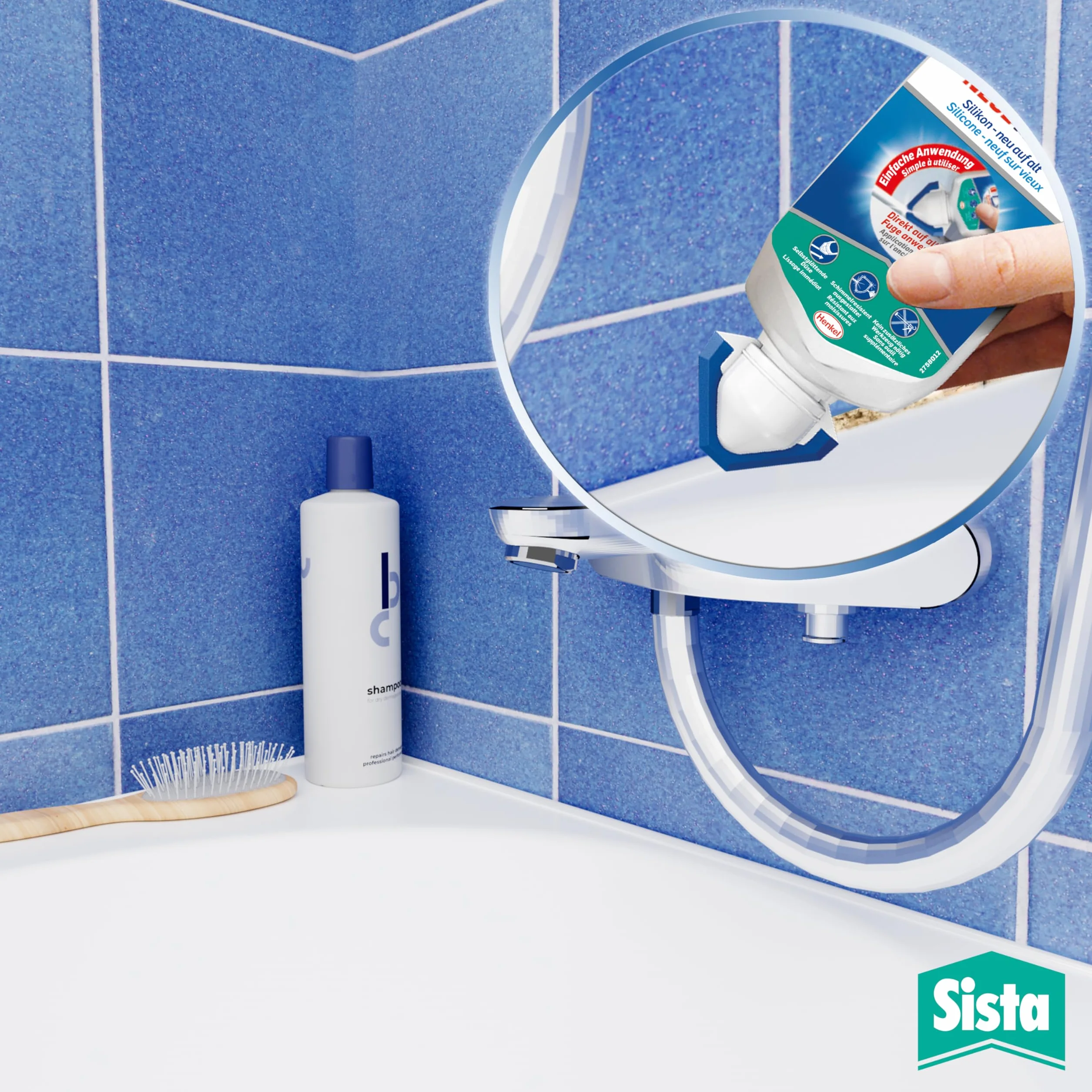 Sista Pattex silikon sanitarny biały 80 ml odporny na pleśń