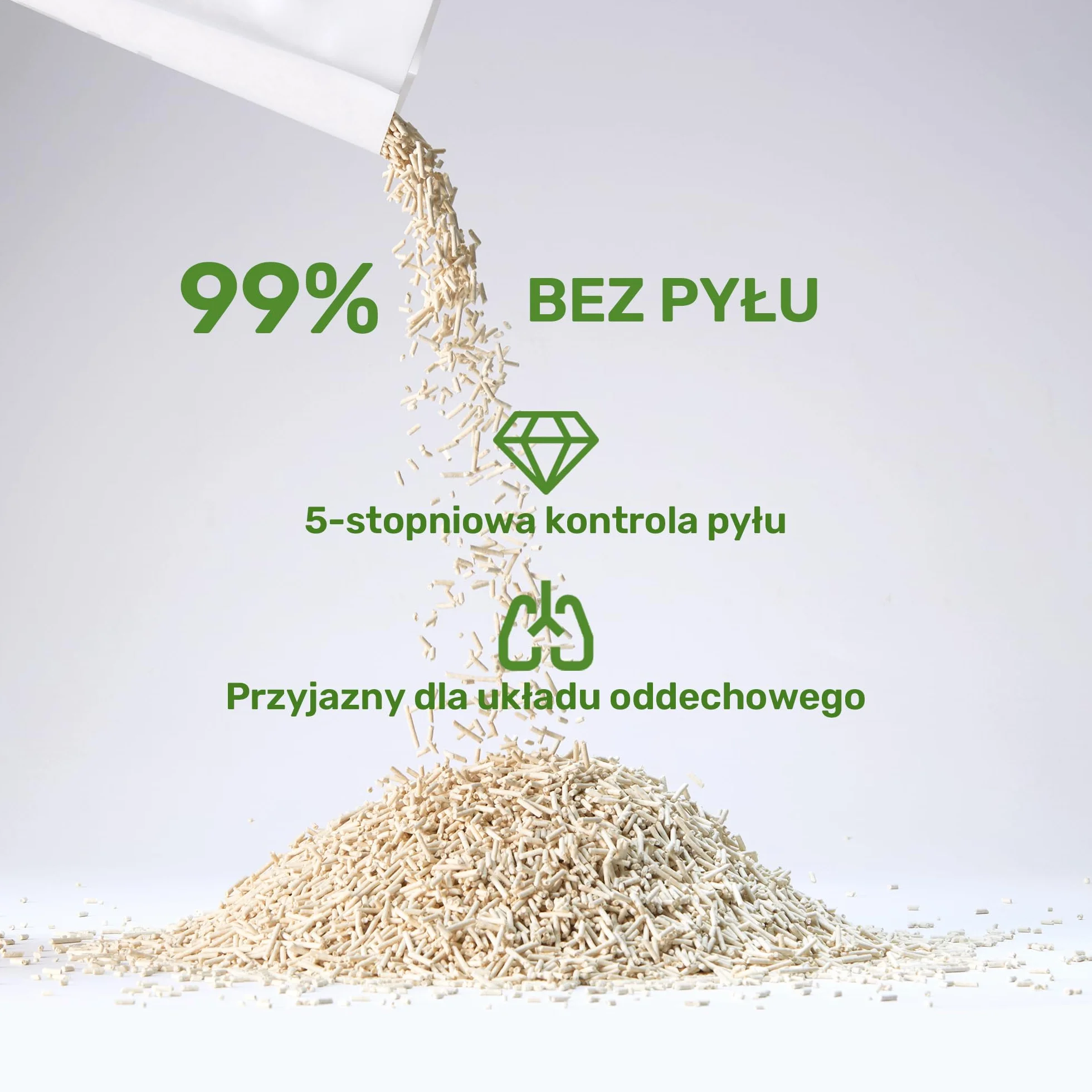 FUKUMARU Tofu żwirek dla kotów, 10,8 kg, mieszany pellet kukurydziany, bezpyłowy i lekko grudkowaty, kontrola zapachu, nadaje się do mycia w zmywarce, niewielkie pozostałości