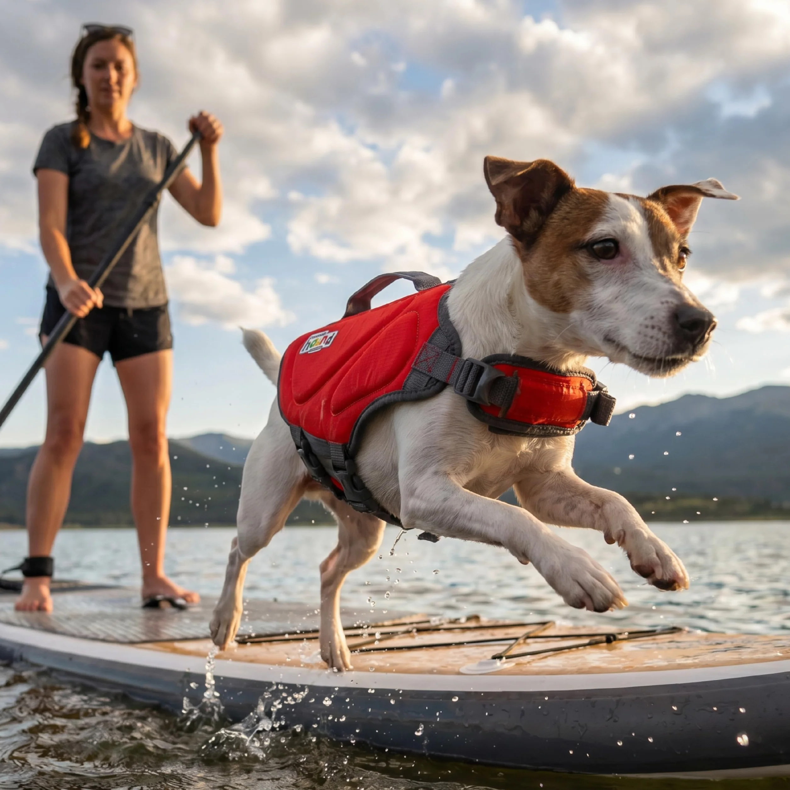 Outward Hound Dawson Swim Red Dog kamizelka ratunkowa, S