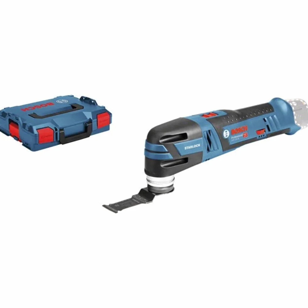 Bosch Professional system 12V: akumulatorowe narzędzie wielofunkcyjne Multi-Cutter GOP 12V-28 (prędkość oscylacyjna bez obciążenia 5.000 – 20.000 min-1, 1 brzeszczot BIM, walizka L-BOXX)