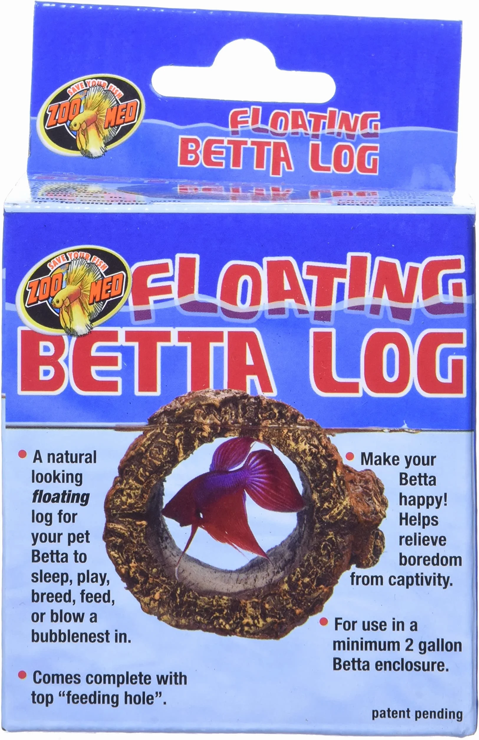Zoomed BL-10E Floating Betta Log