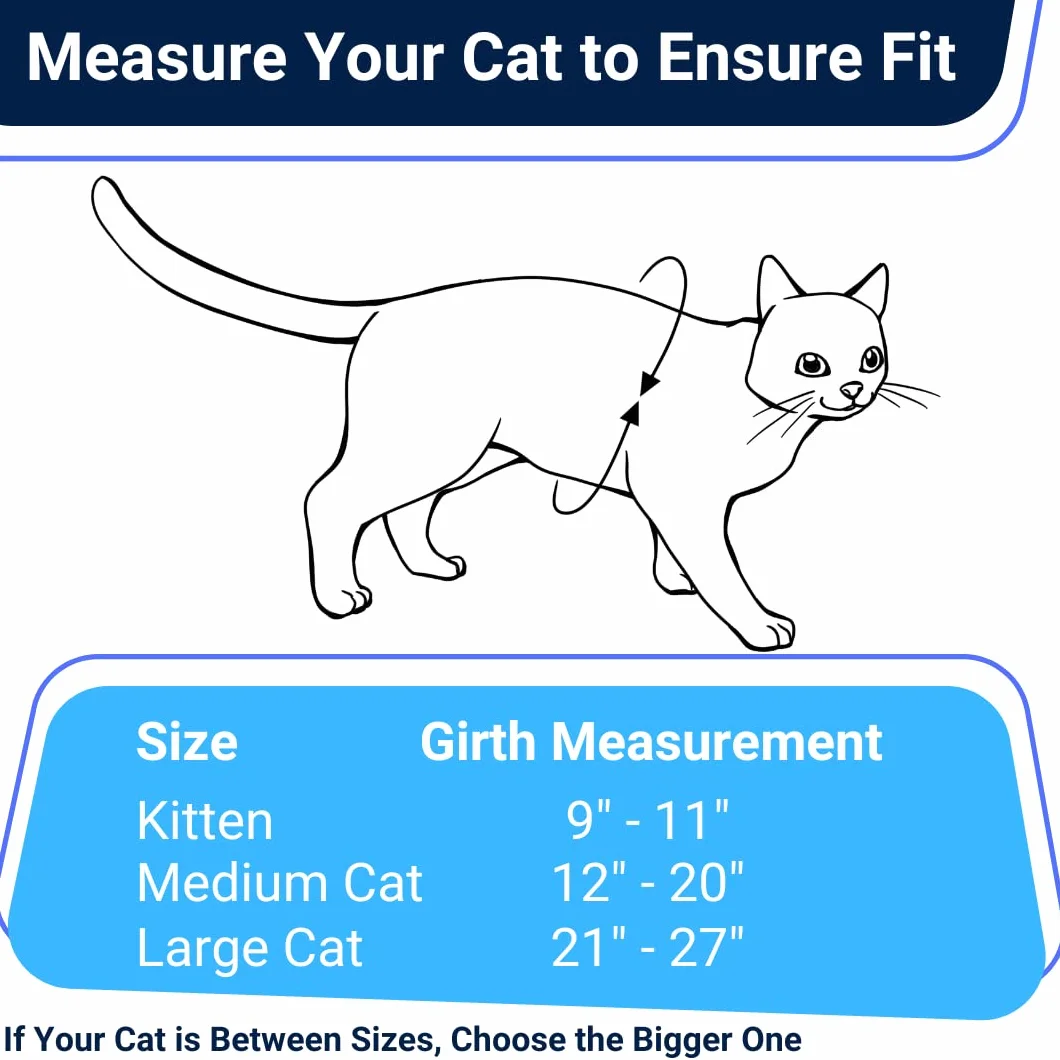 Houdini™ Vegan Leather Escape Proof Kitten zestaw uprzęży i smyczy – od OutdoorBengal for Walking Kittens (S)