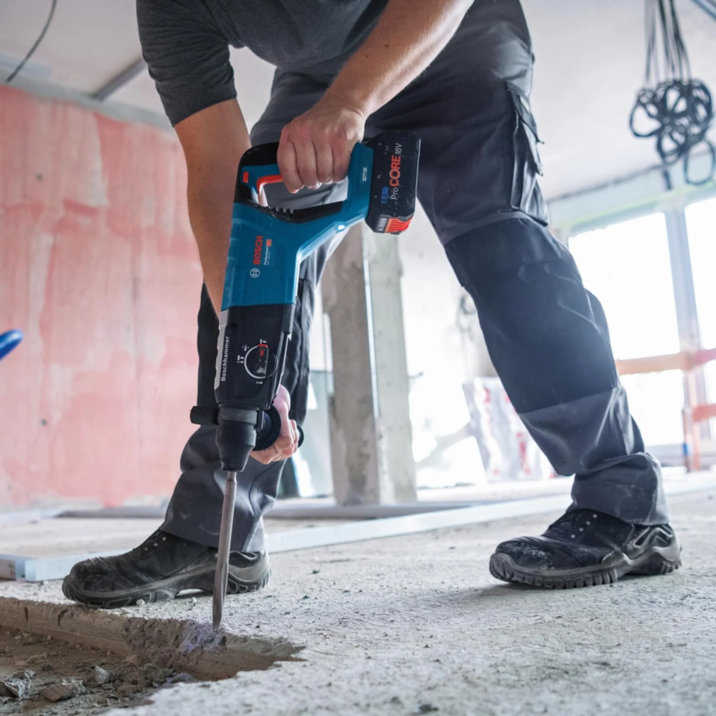 Bosch GBH 18V-28 D akumulatorowy młot udarowo-obrotowy 18 V KickBack Control XL-BOXX