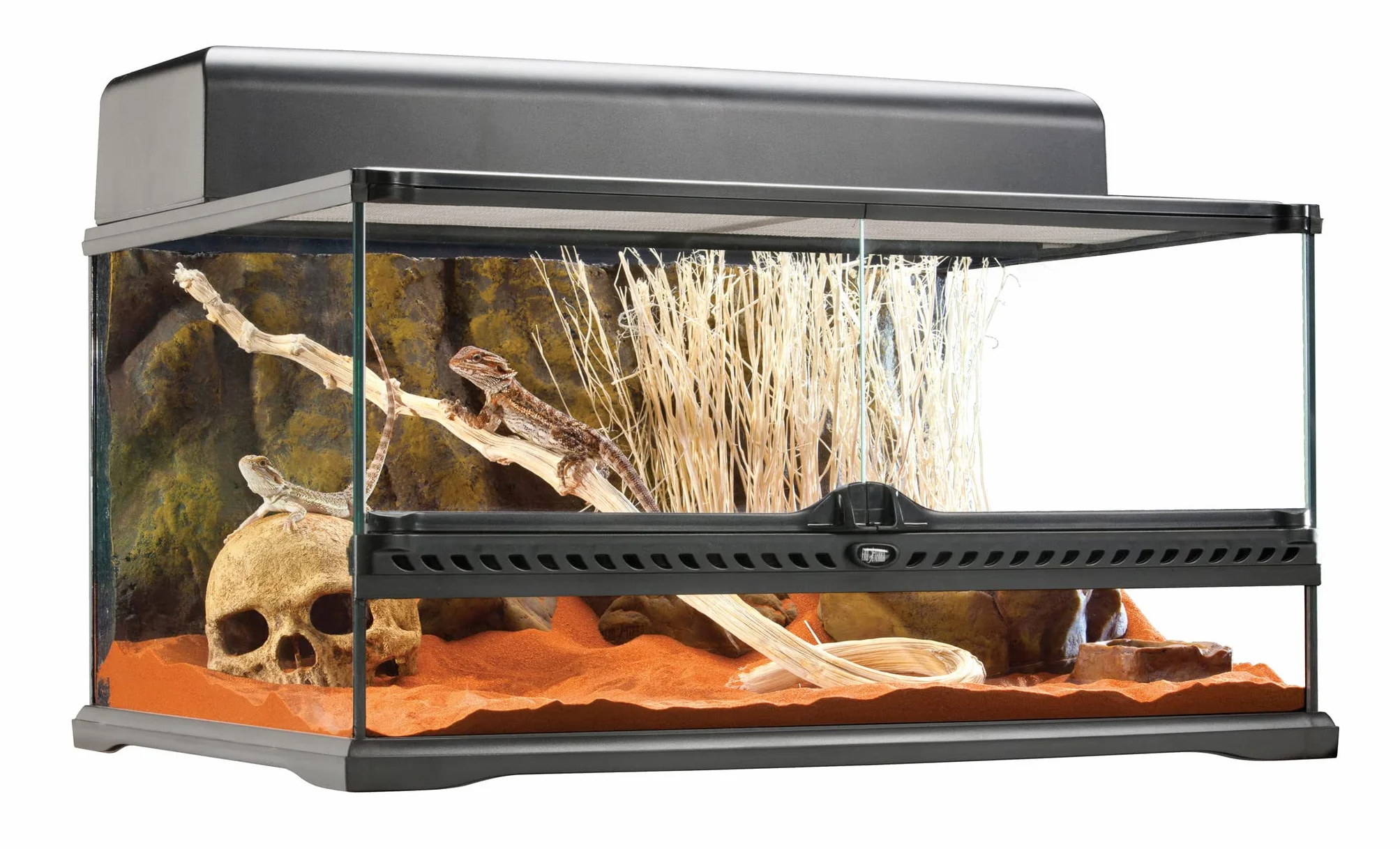 Exo Terra 7 Terrarium, Czarny/Bezbarwny, 60x45x30cm
