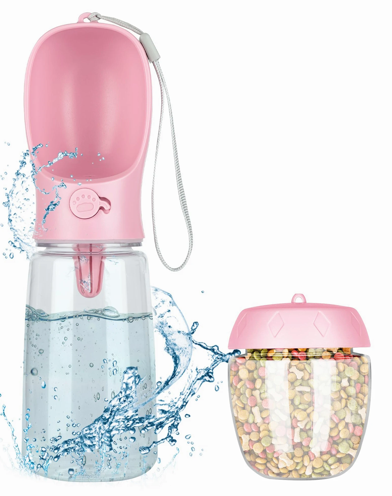 Butelka na wodę dla psa, przenośny dozownik 550 ml