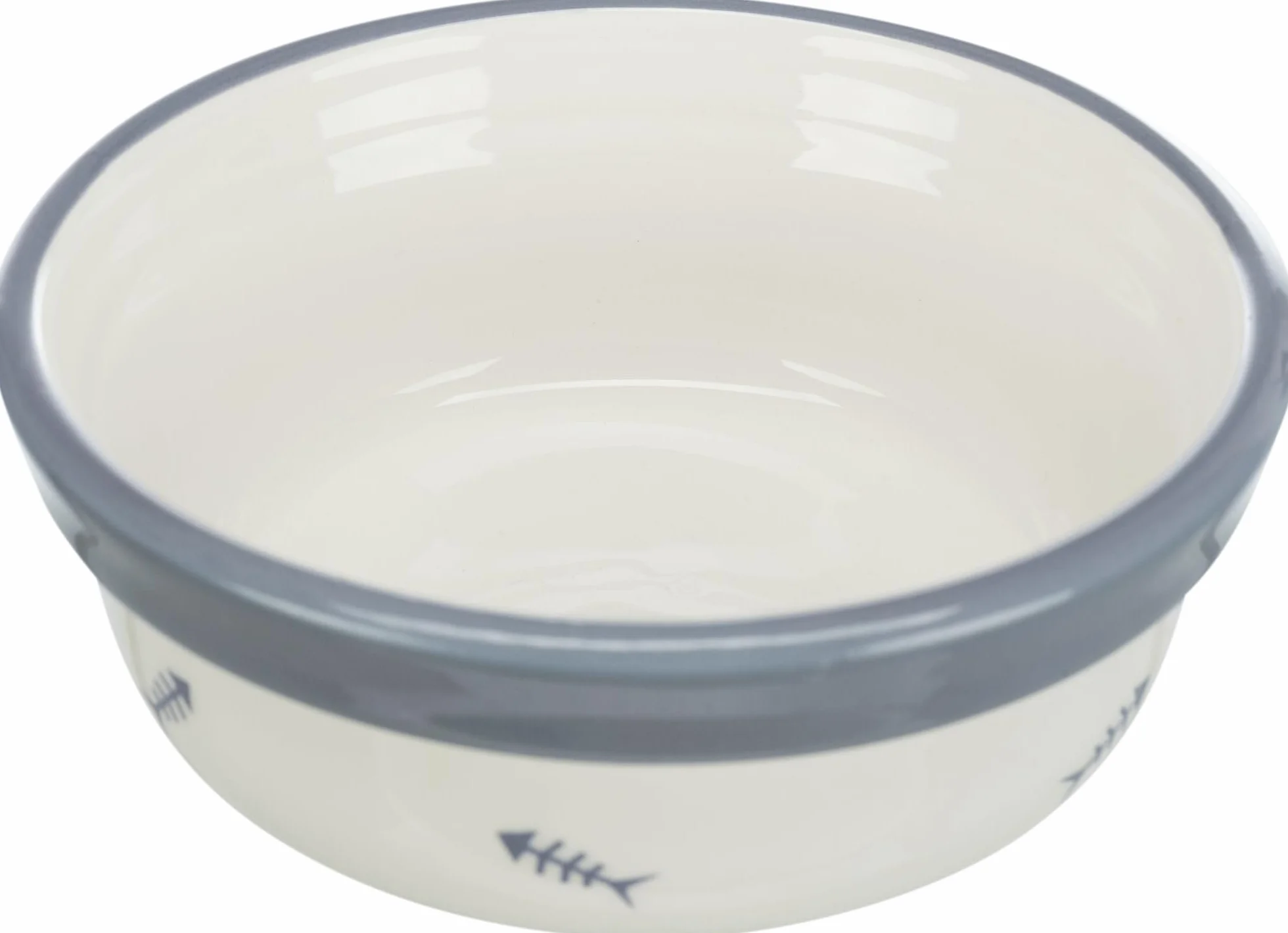 Miska ceramiczna Trixie z nadrukami łap dla psów, 1,4 litra/20cm, różne kolory (brązowy lub ciemnobrązowy)
