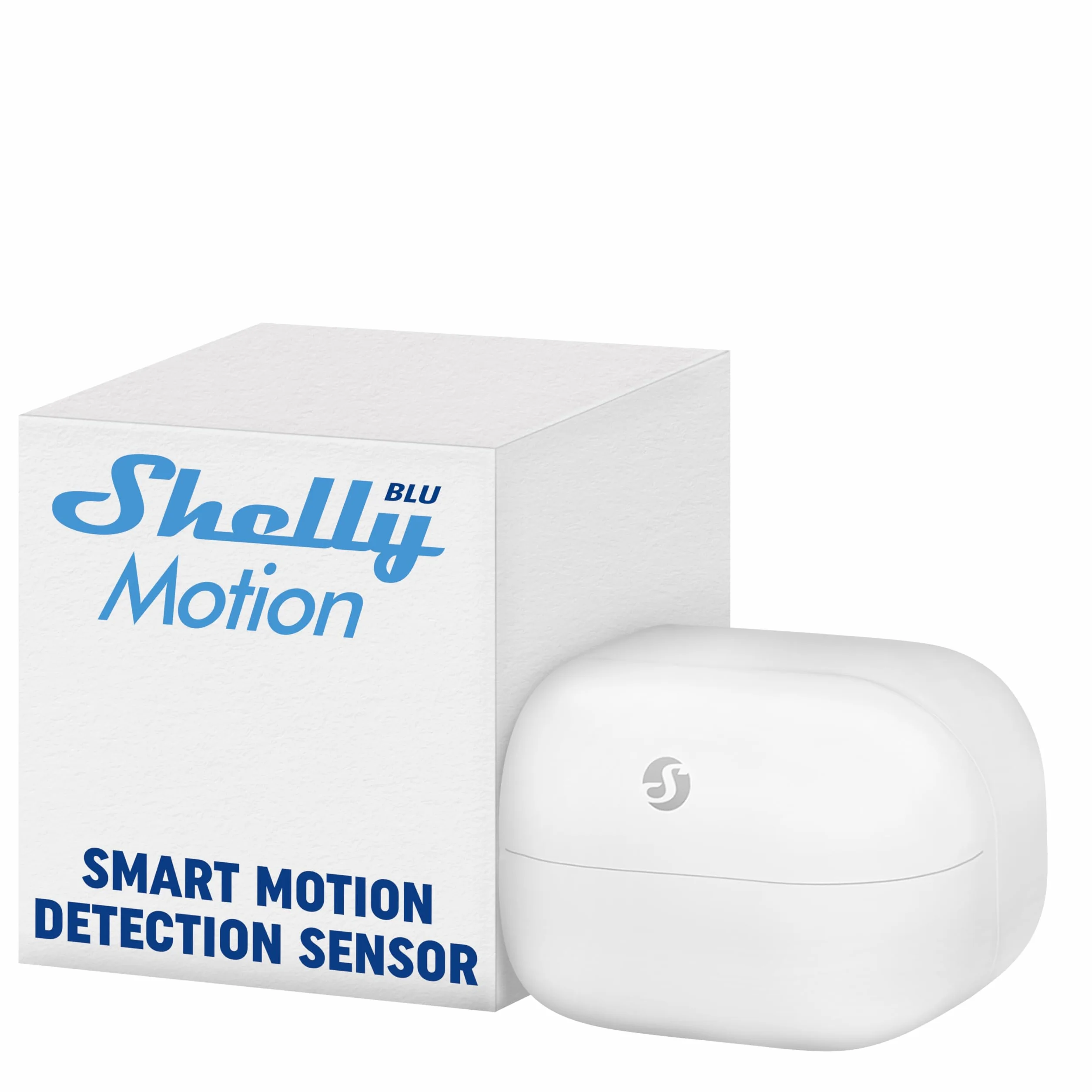 Shelly Blu Motion -Bluetooth Czujnik Ruchu i Jasności,Automatyka Domowa,Wymagana Bramka Bluetooth,Kompatybilny z Alexa i Google,Aplikacja iOS i Android,Aktywacja Scen,Zasięg do 9 Metrów
