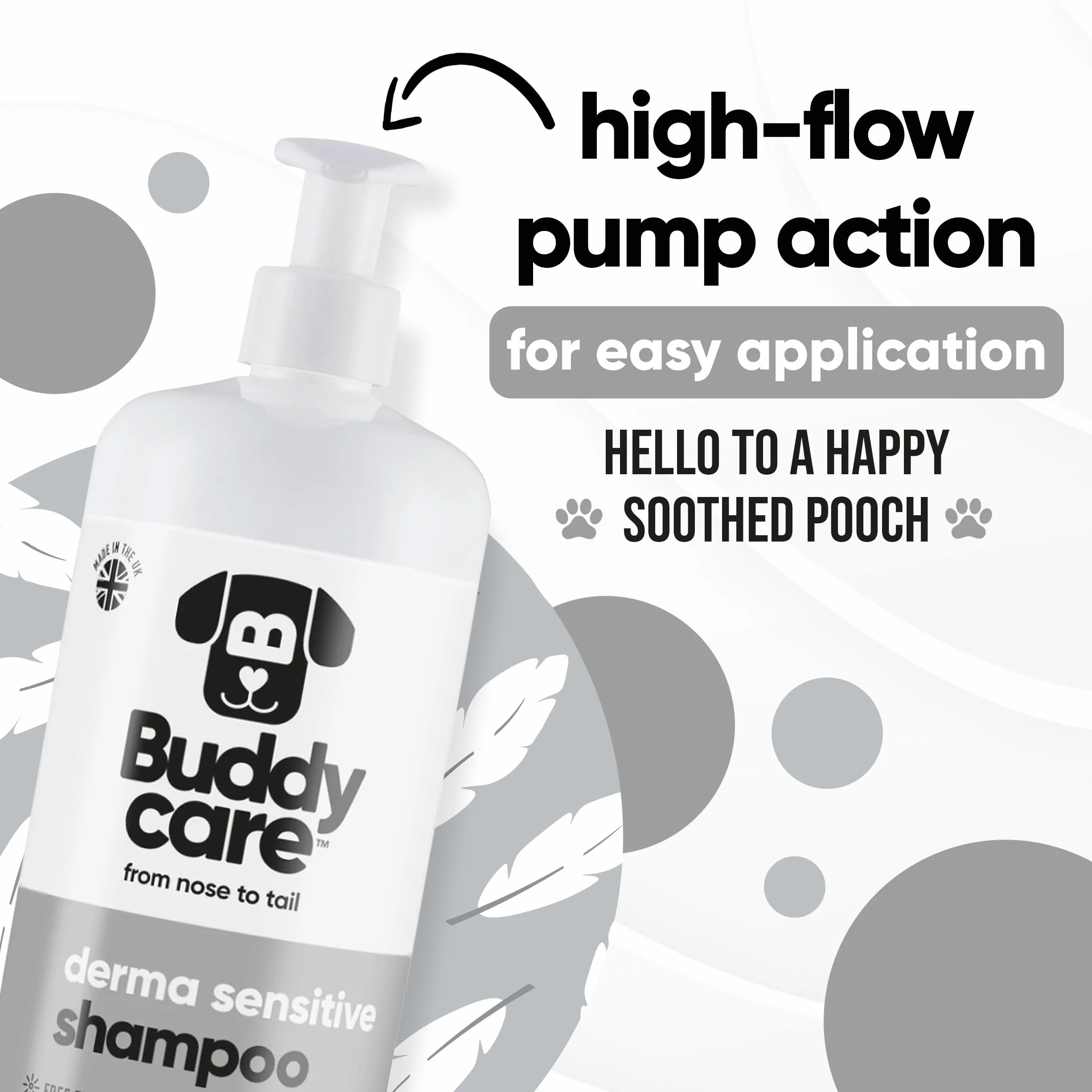 Buddycare Derma Sensitive Shampoo dla psów z aloesem i prowitaminą B5 1 l