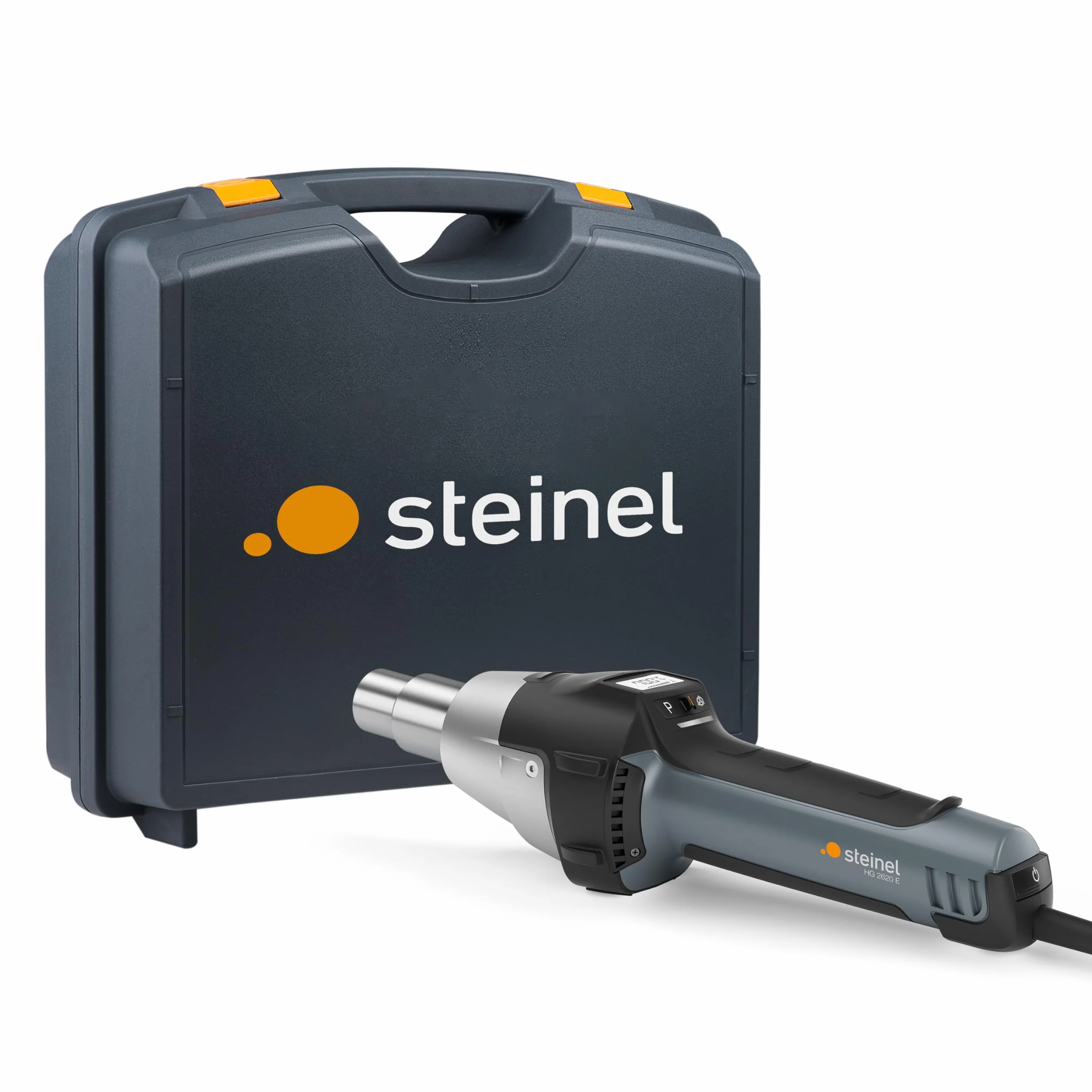 Steinel HG 2620 E opalarka w walizce, profesjonalna opalarka, kabel 3 m, wyświetlacz LCD, 700°C |500 l/min, 2300 W