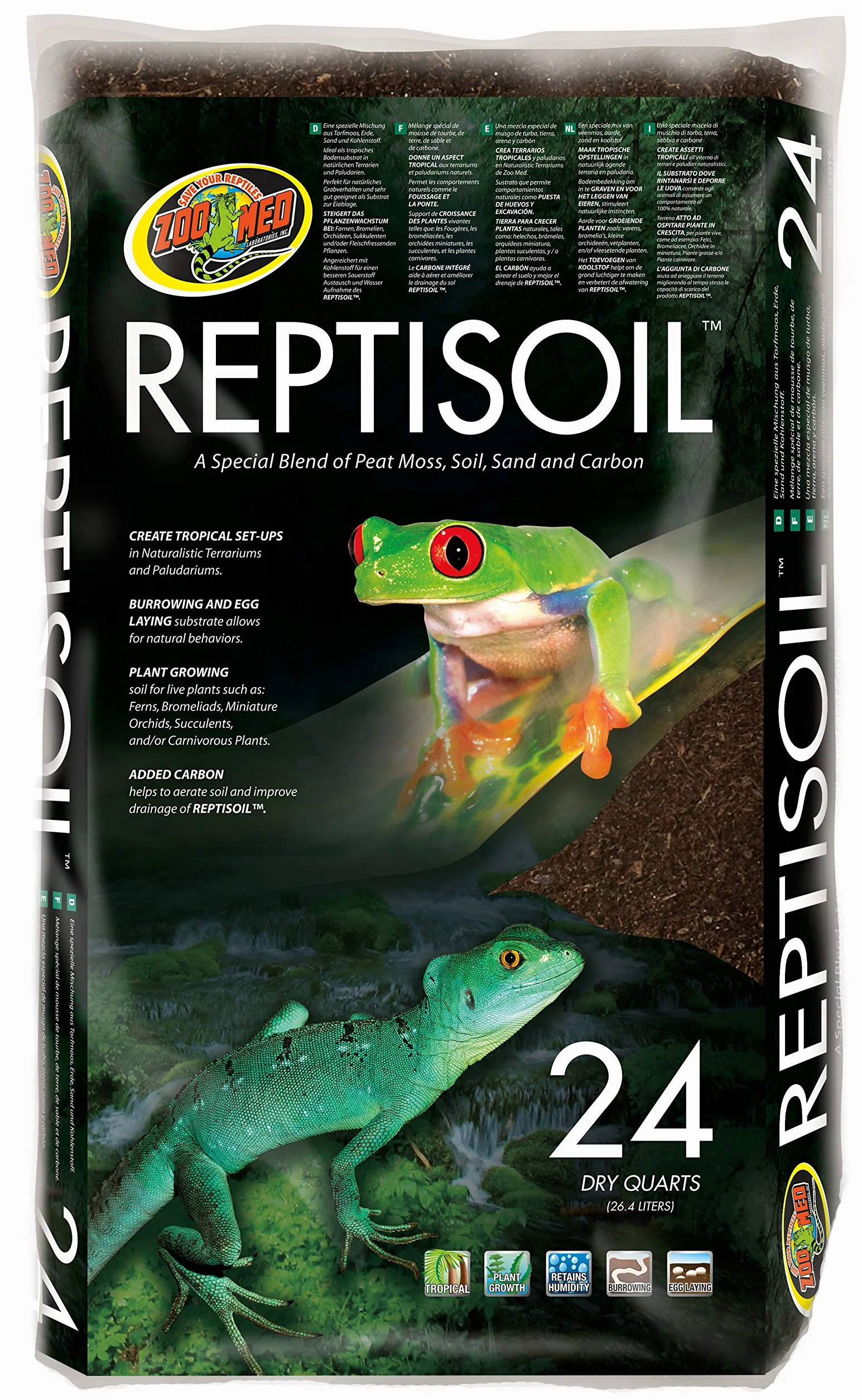 Zoo Med Reptisoil ZM Reptile Amphibian Litter 23 L