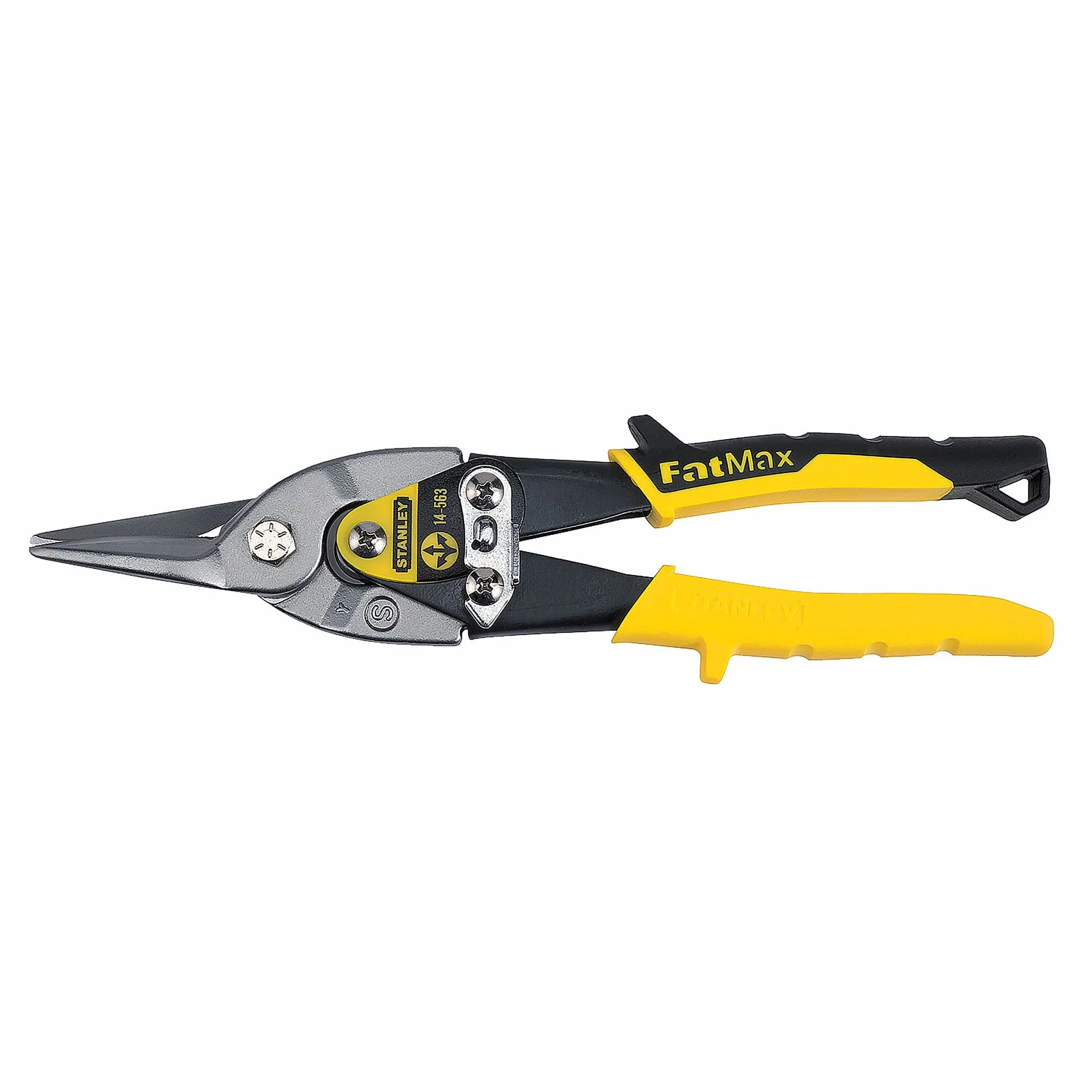 STANLEY FATMAX Tin Snips, Straight Cut, Aviation Snip, 9-7/8-Inch (14-563)