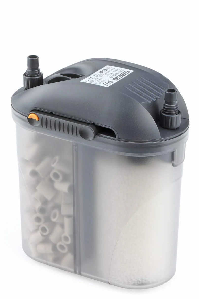 Eden Filtr Zewnętrzny do Akwarium, Czarny/Bezbarwny, 300 l/h