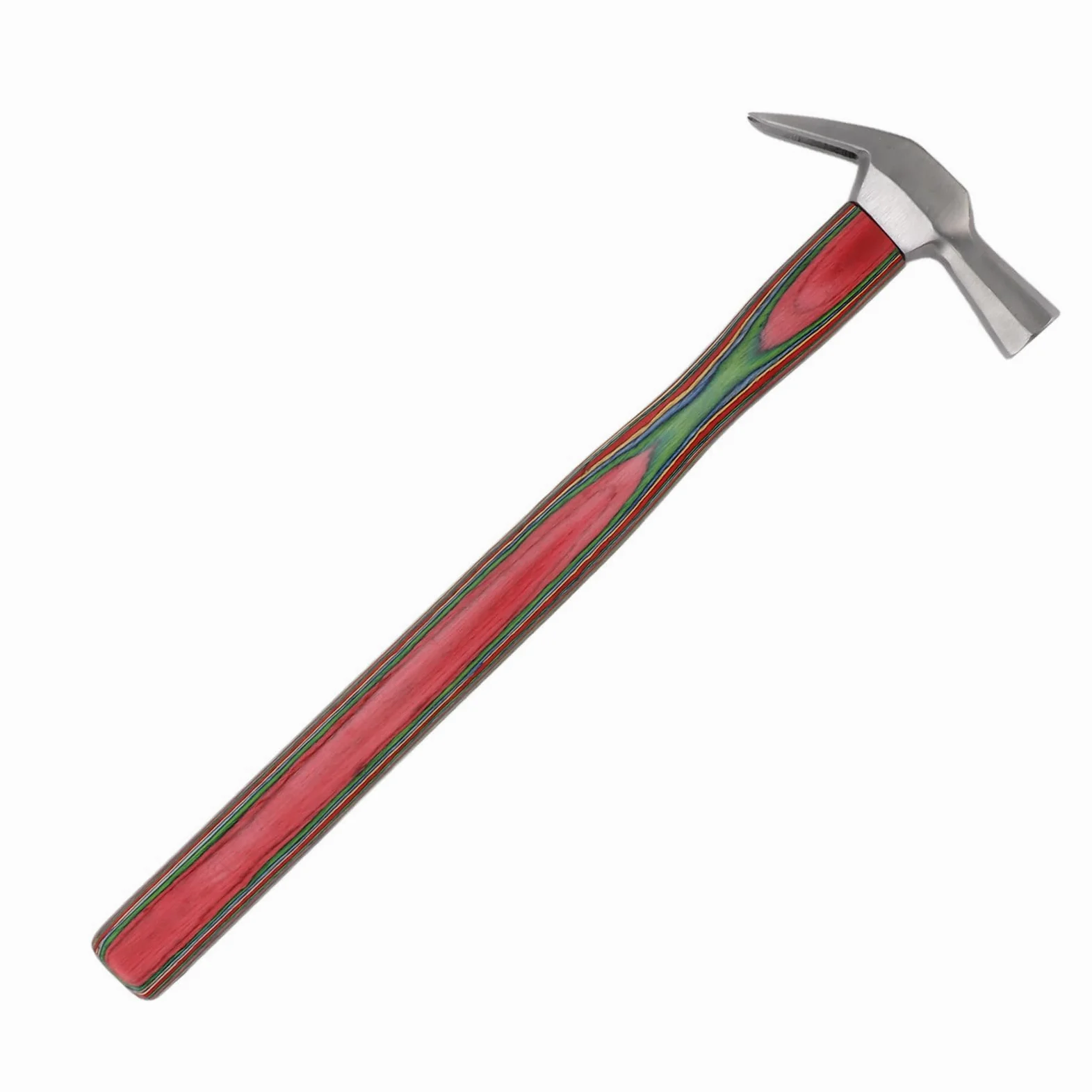 Farrier Hammer, Horseachoe Hammer, Stalowa Drewniana Rączka Narzędzia do Paznokci na Narzędzie do Pielęgnacji Kopyta i Butów, 14,65 Cali