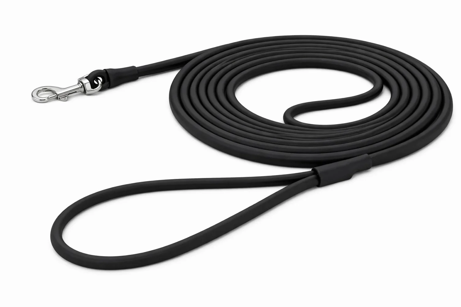 Flamingo Caspar Smycz treningowa i szkoleniowa dla psa czarna 5m 6mm