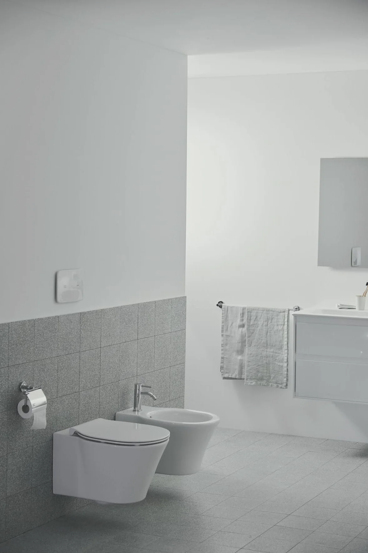Ideal Standard BC197AA Ceraline armatura bidetowa z zestawem odpływowym z przyciskiem pociągowym