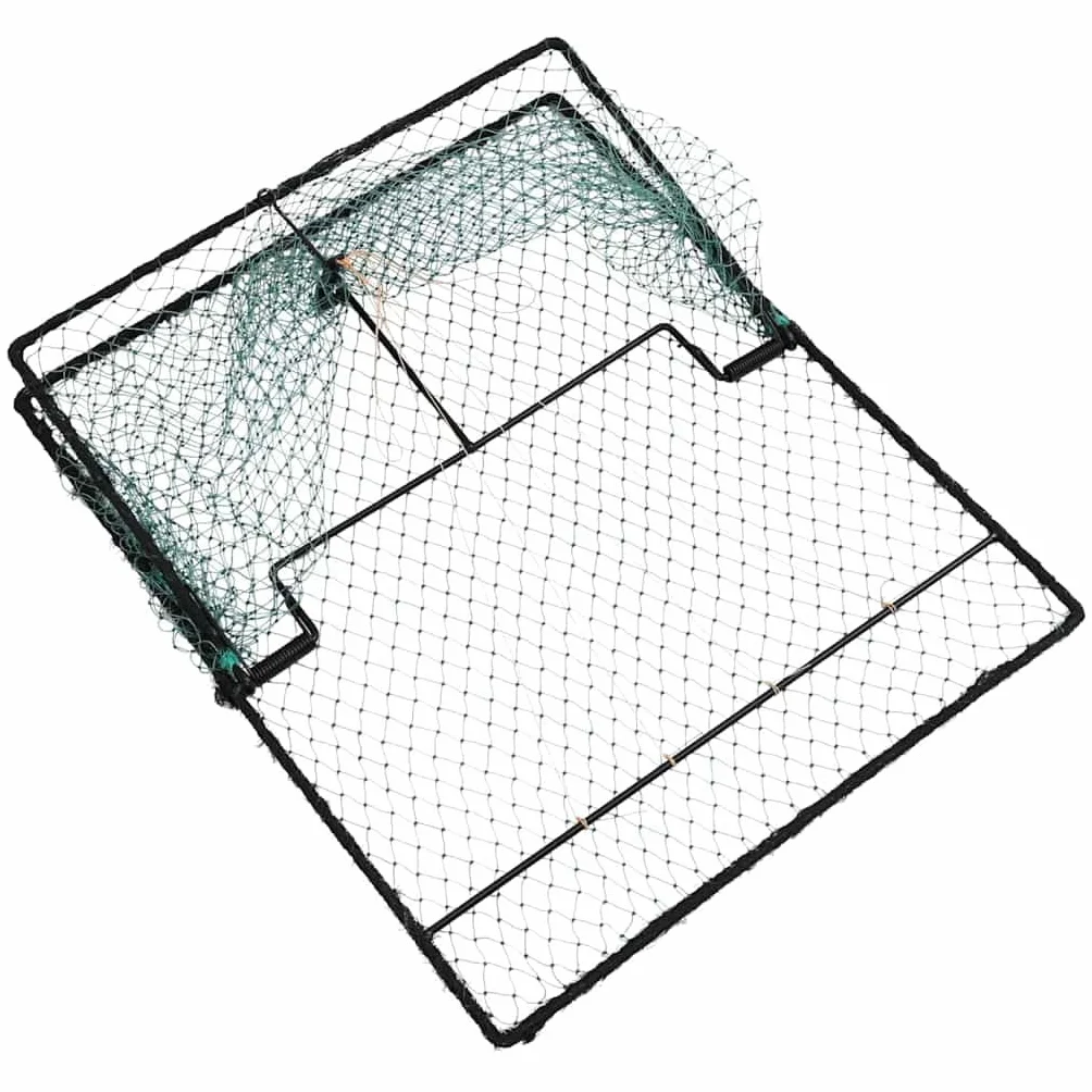 Zielona pułapka na ptaki z polietylenu, 50 x 60 x 1,9 cm, składana, do użytku na zewnątrz, stabilna skrzynka do przechowywania ptaków z szacunkiem