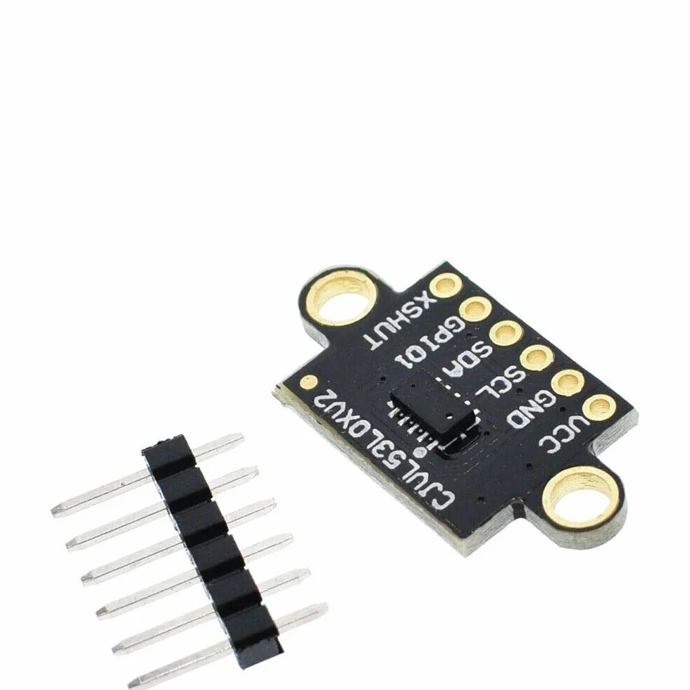 2pcs VL53L0X Time-of-Flight ToF Laser Ranging Distance Sensor 940nm GY-VL53L0XV2