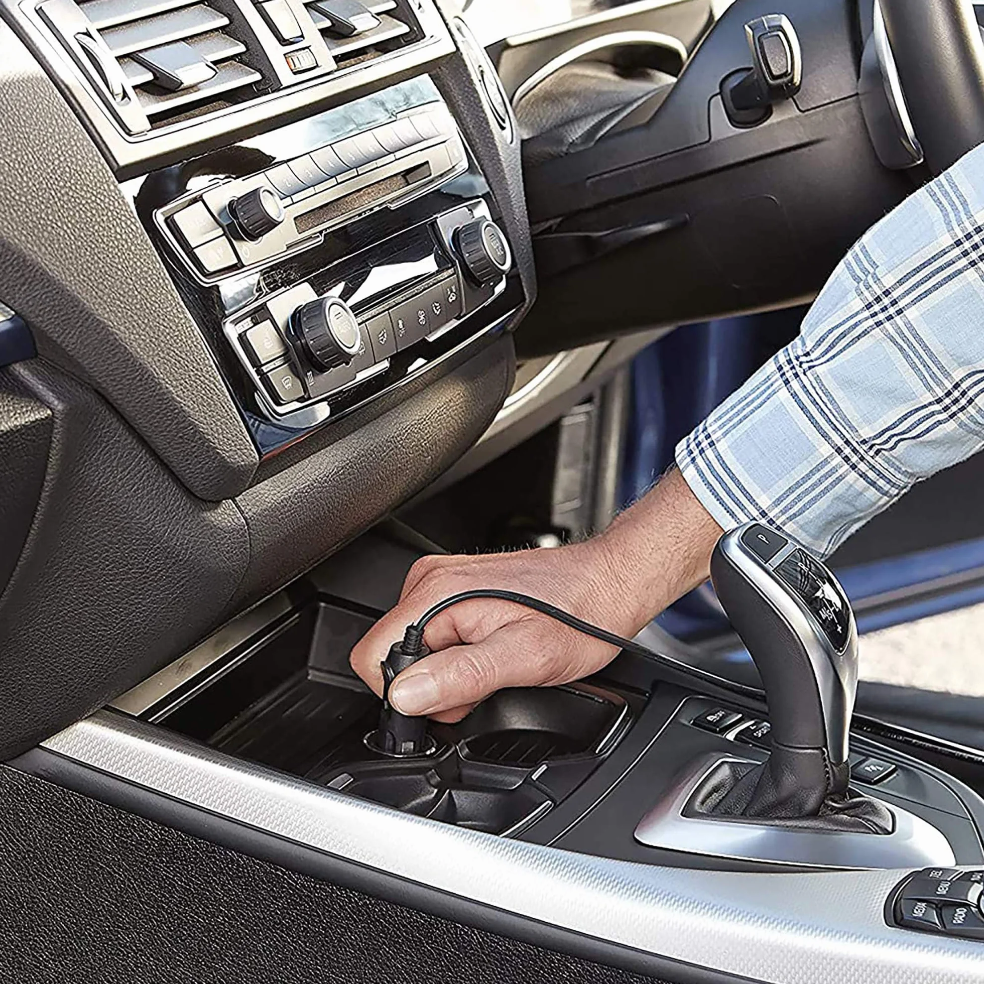 Black & Decker, Kompresor-sprężarka, zasilanie poprzez złącze 12V, 11 Bar, ASI400-XJ