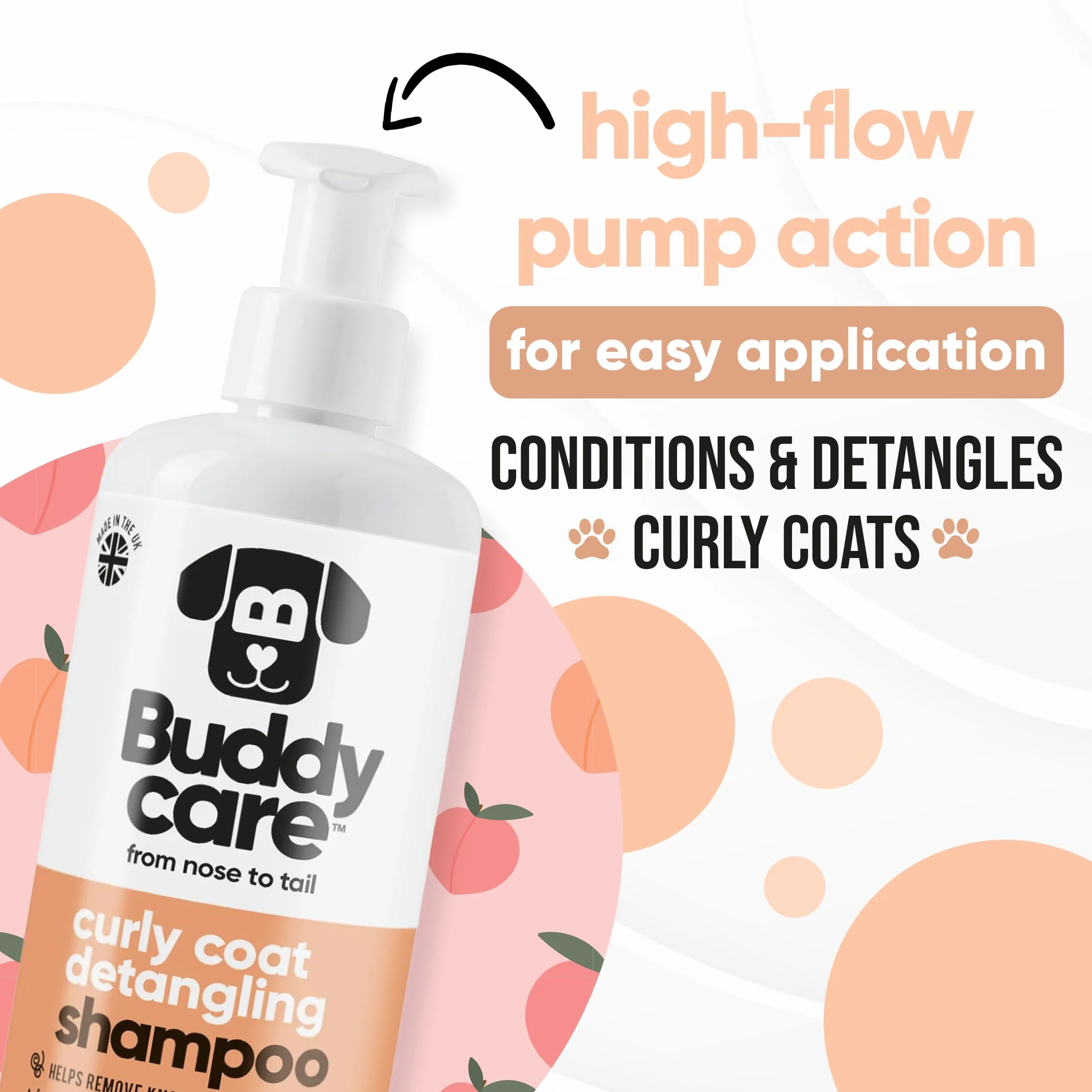 Buddycare Głęboko Oczyszczający Szampon dla Psów z Aloesem i Prowitaminą B5 500 ml