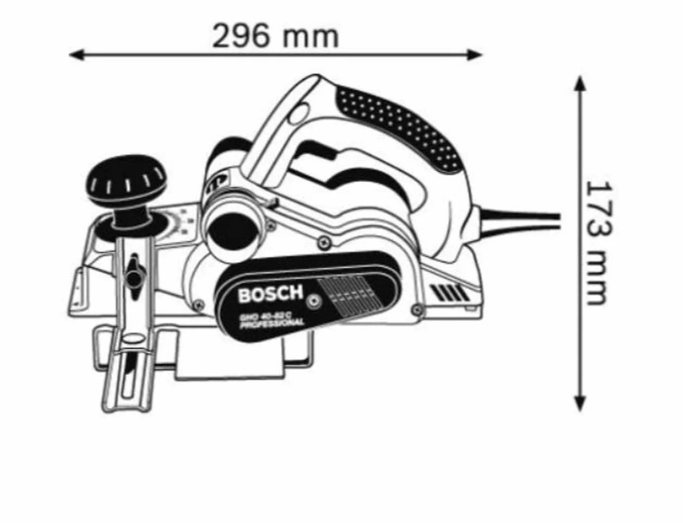 Bosch Professional strug GHO 40-82 C 850 W L-BOXX