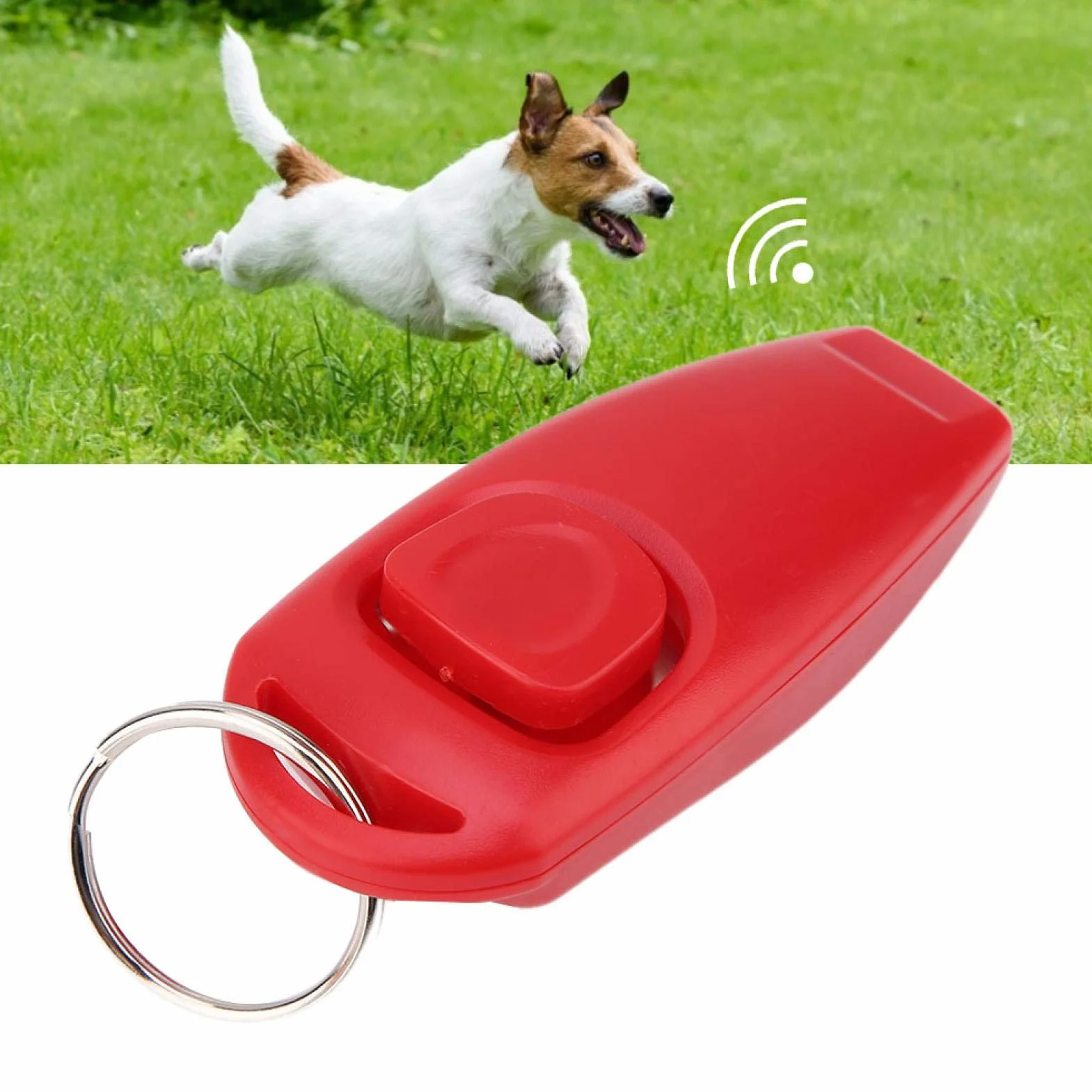 Pet Training Tools Pet Clicker fajka do treningu w pomieszczeniach (czerwona) cat clicker dog whistle Hund visselpipor