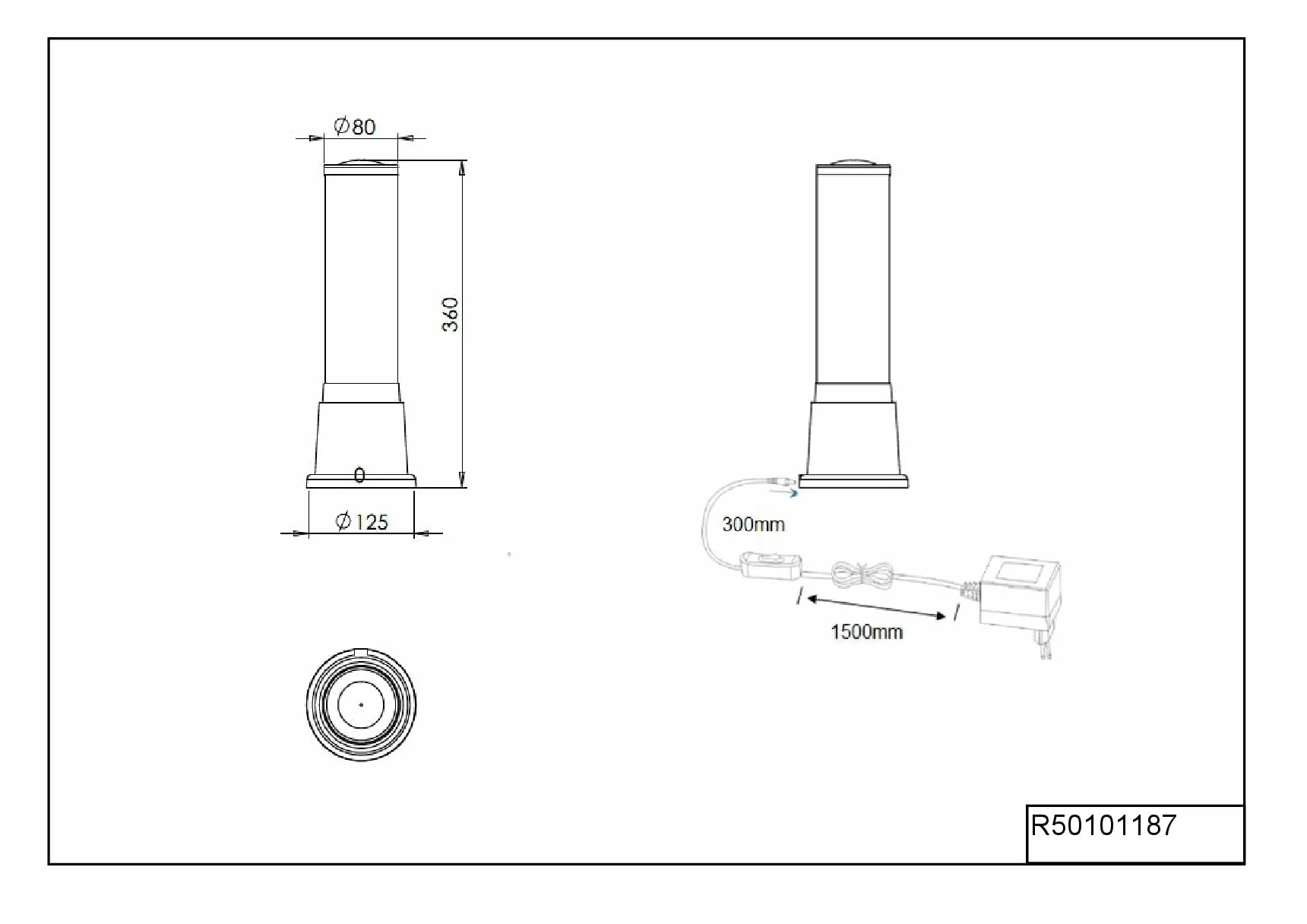 Reality Leuchten Jelly R50701187 stół LED słup wody, tworzywo sztuczne, kolor tytanu, w zestawie 6 W LED, zmiana koloru