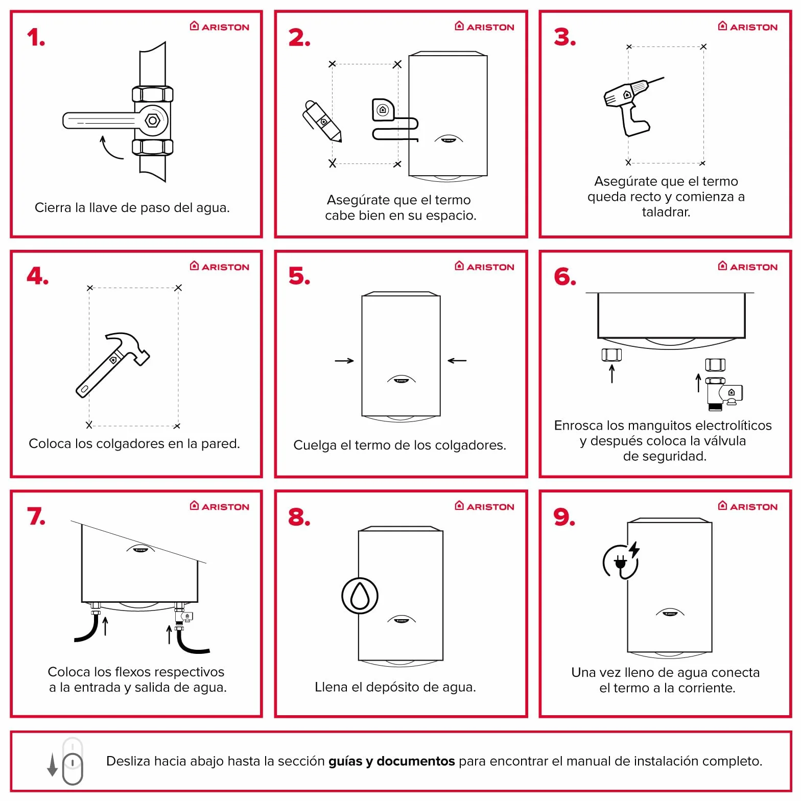 Ariston Pro1 Eco Slim - 65 litrów, niski pobór mocy, pionowy elektryczny podgrzewacz wody z funkcją ECO 37,3 x 35,3 x 98,1 cm - wyprodukowany do instalacji w Hiszpanii
