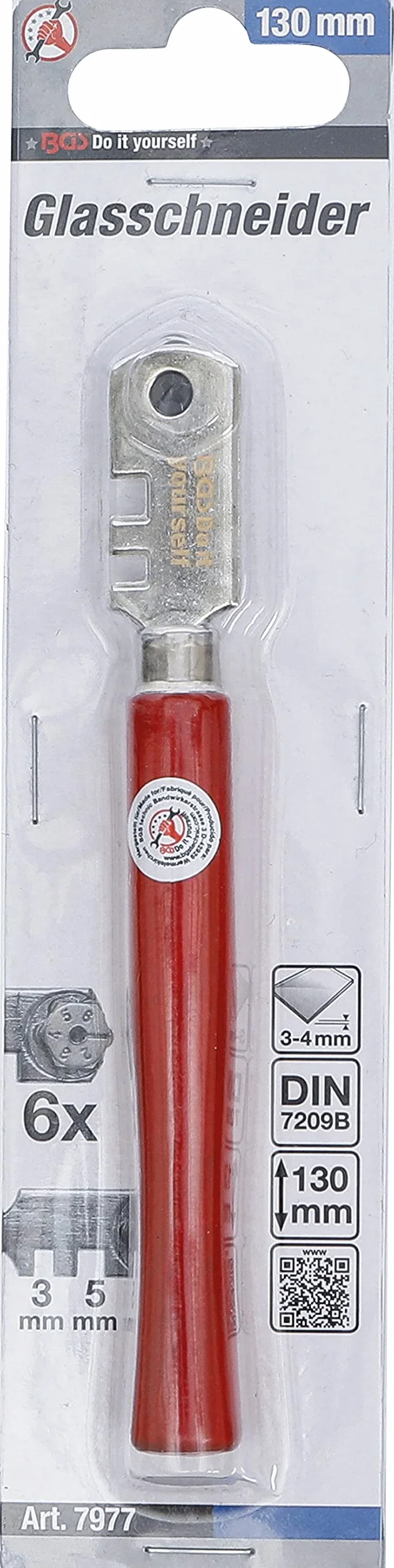 Nóż do szkła BGS 130 mm 3-4 mm