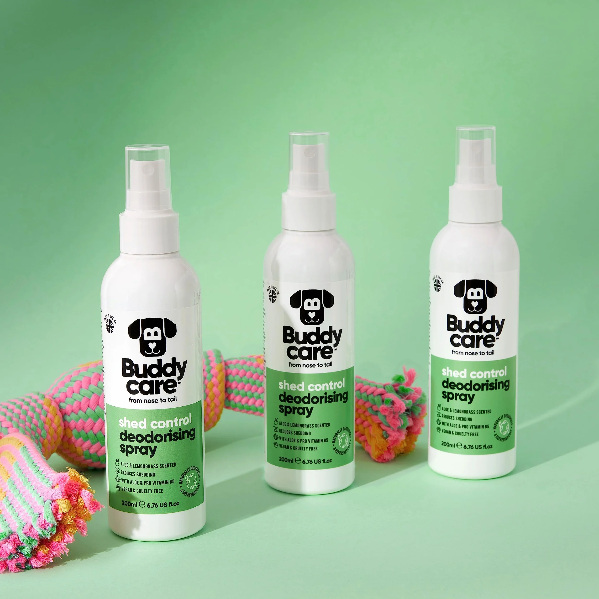 Buddycare Dezodorant w sprayu dla psów z aloesem i witaminą B5, 200 ml