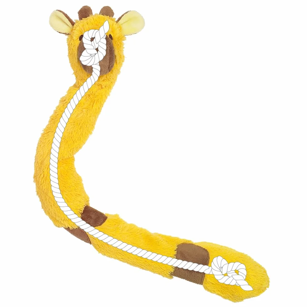 Nobby Pluszowa zabawka, żyrafa z liną wewnątrz 55 cm