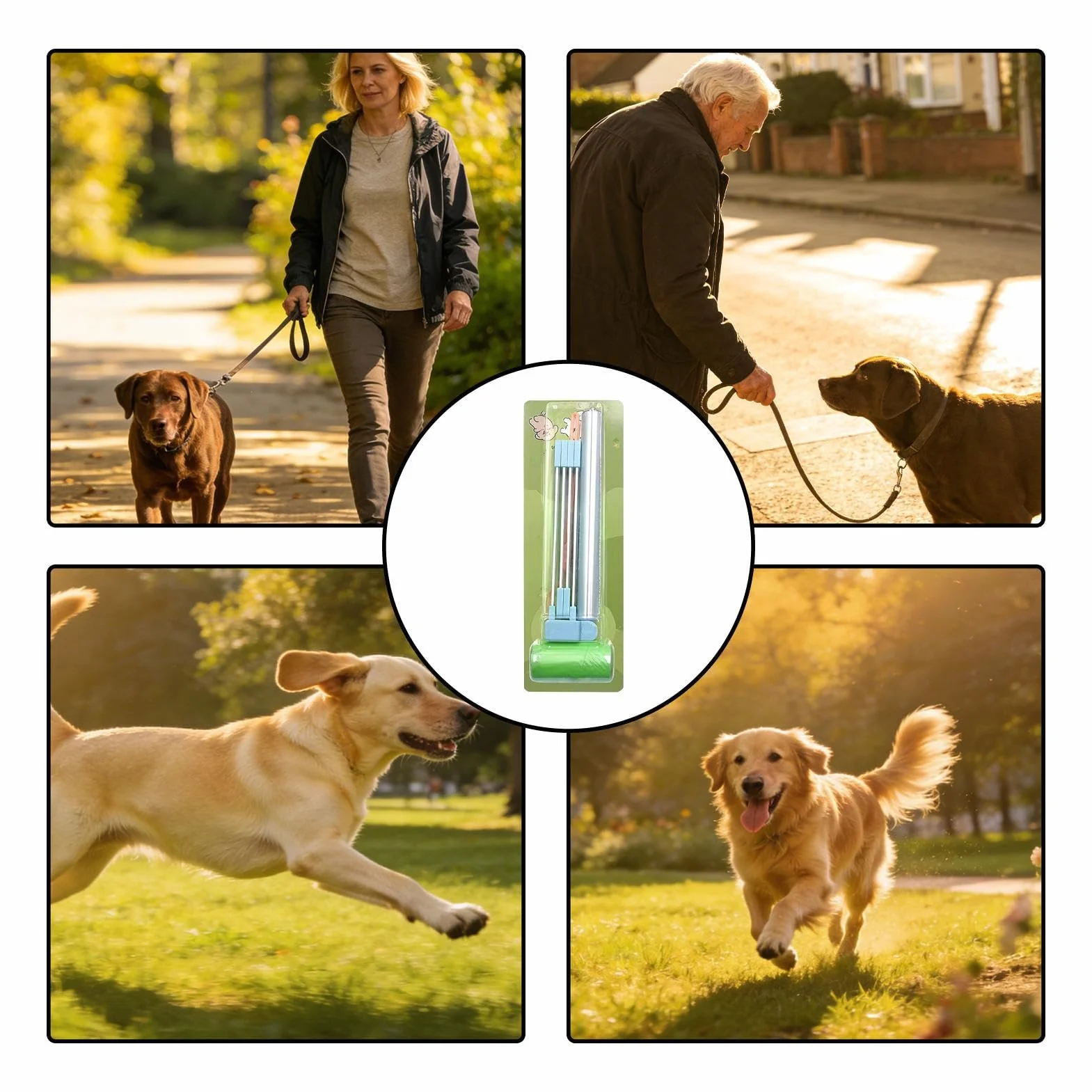 Pooper Scooper For Large Dogs - Ergonomic Waste Removal Tool Heavy Duty Cleanup No Bending Dog Poop Catcher Garden Use Lawn Cleaner